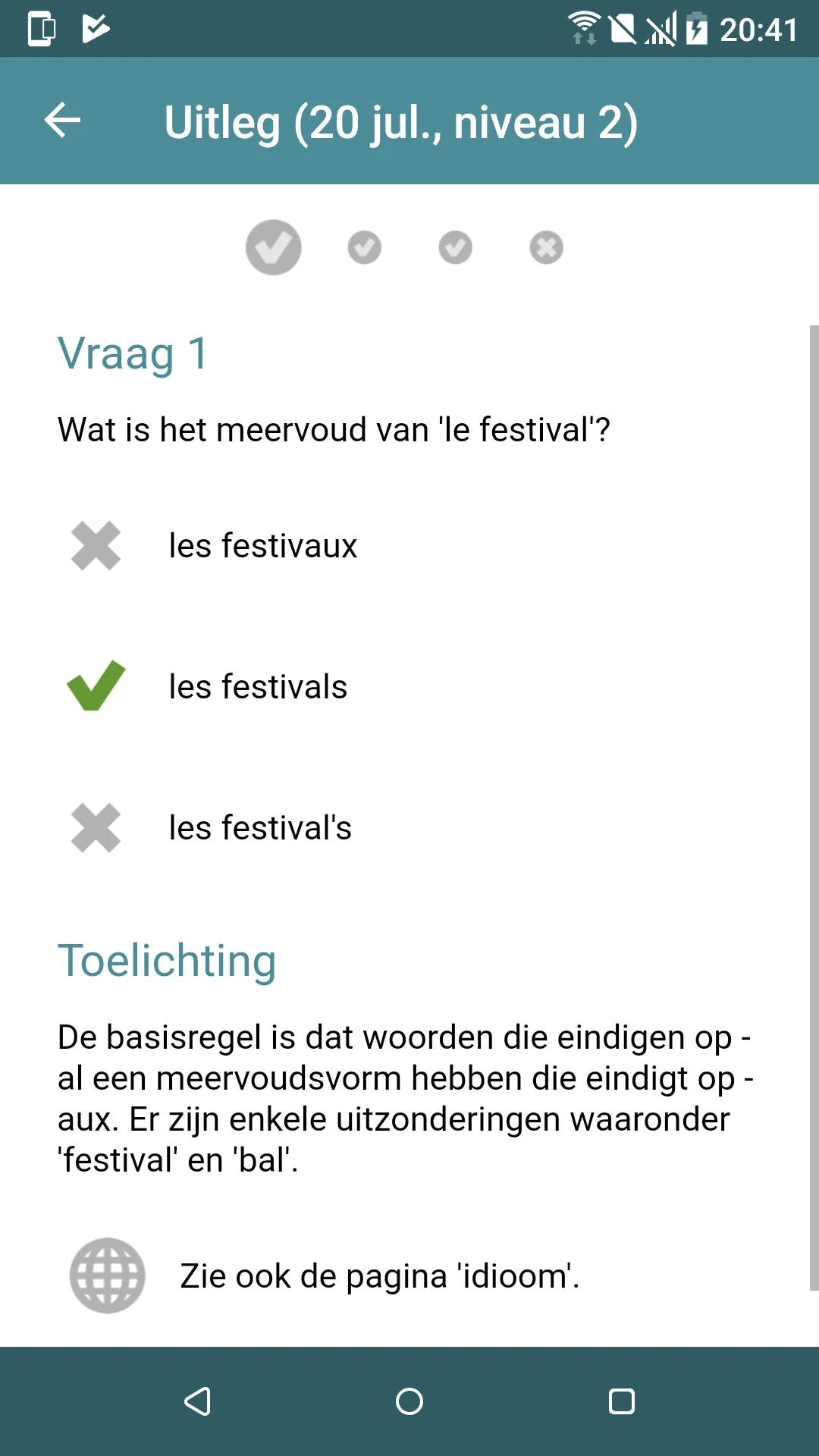 NU Beter Frans | Indus Appstore | Screenshot