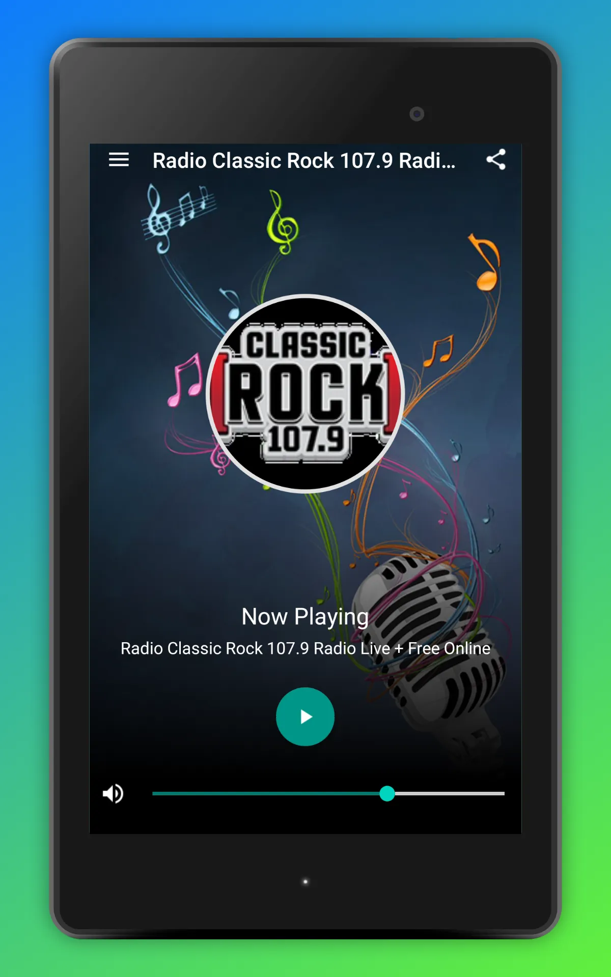 Rock 107 Radio Canada Online | Indus Appstore | Screenshot