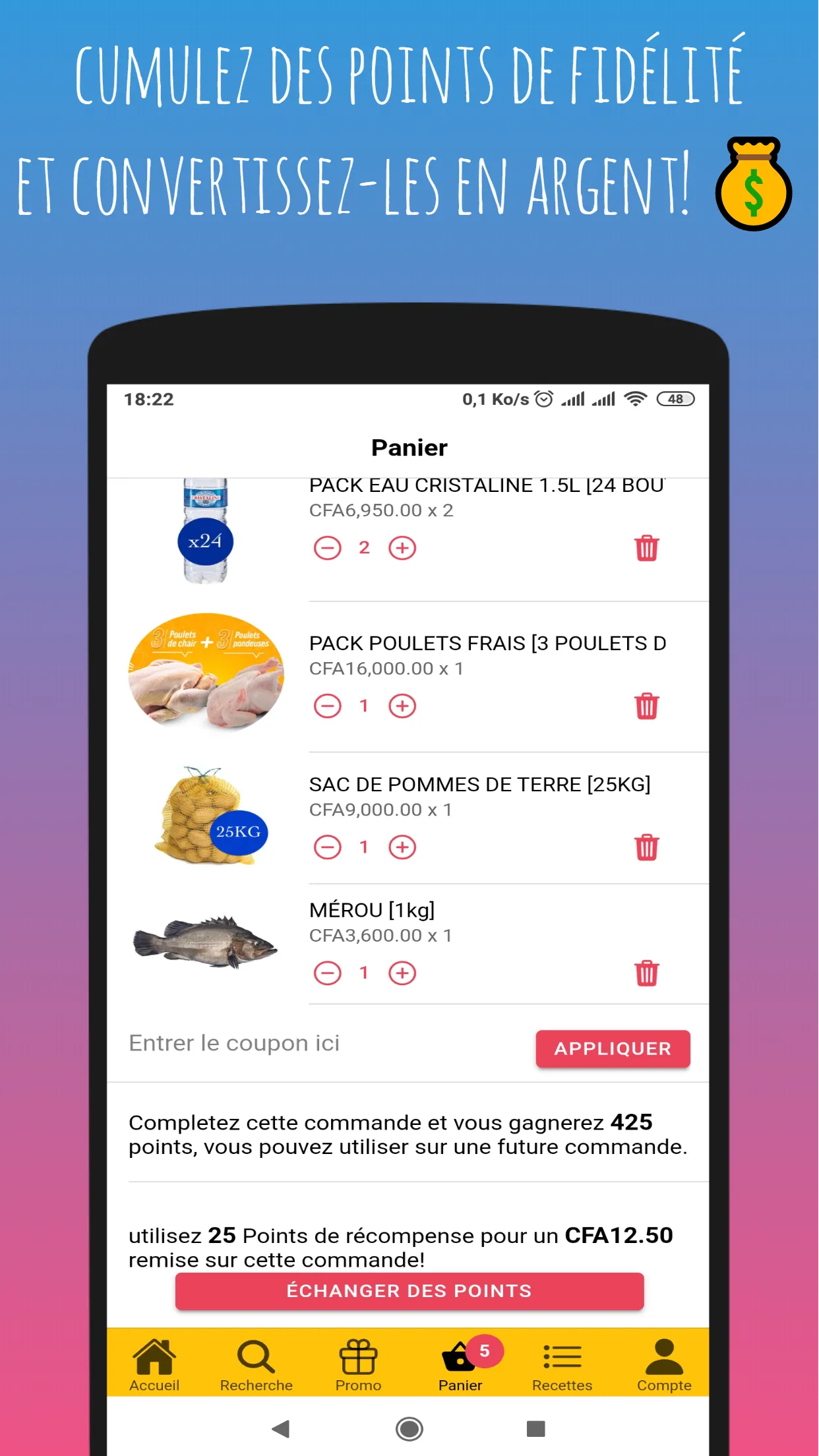 Adjovan.com, Marché & Supermar | Indus Appstore | Screenshot