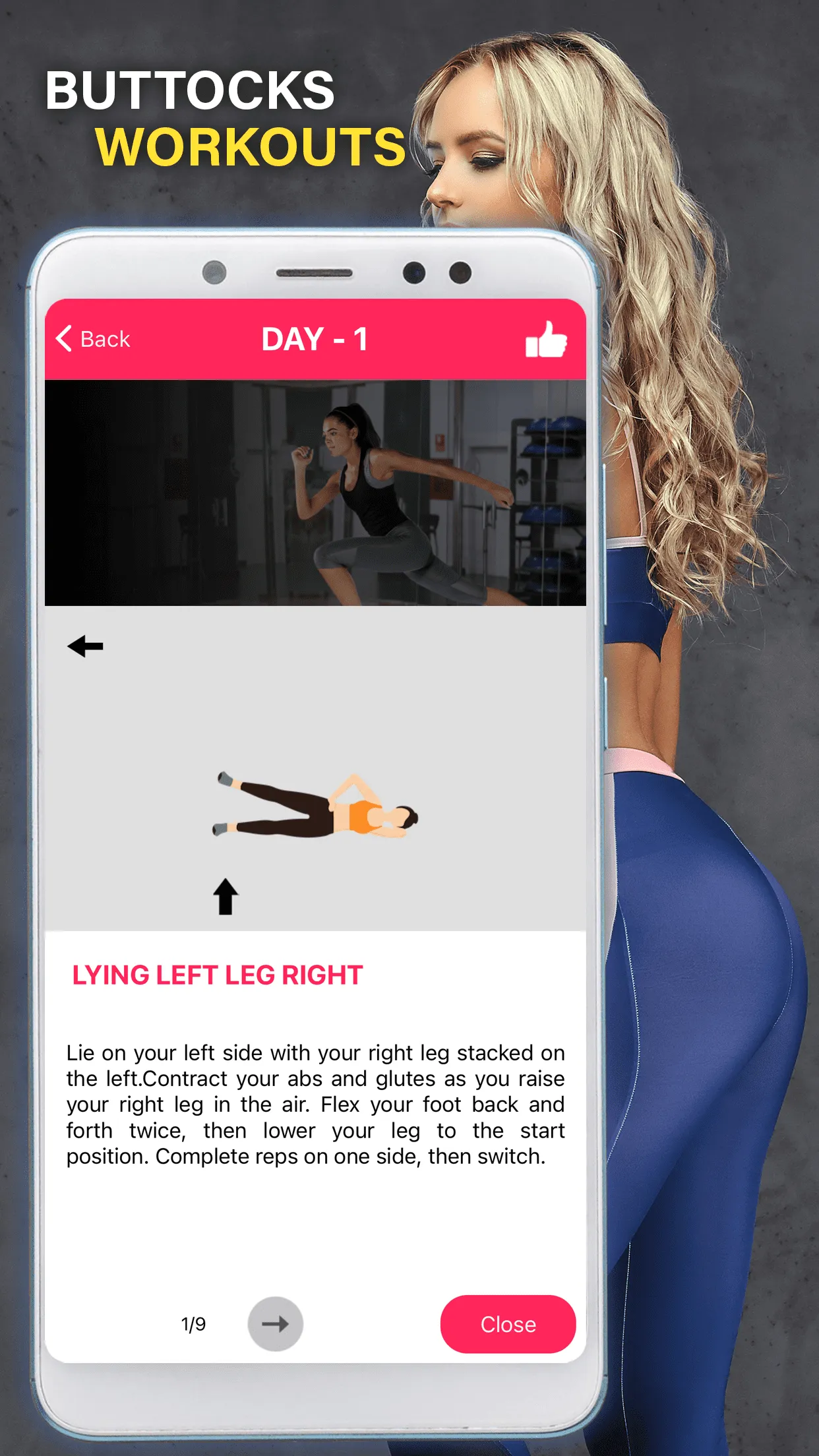 Butt Legs Workout for Buttocks | Indus Appstore | Screenshot