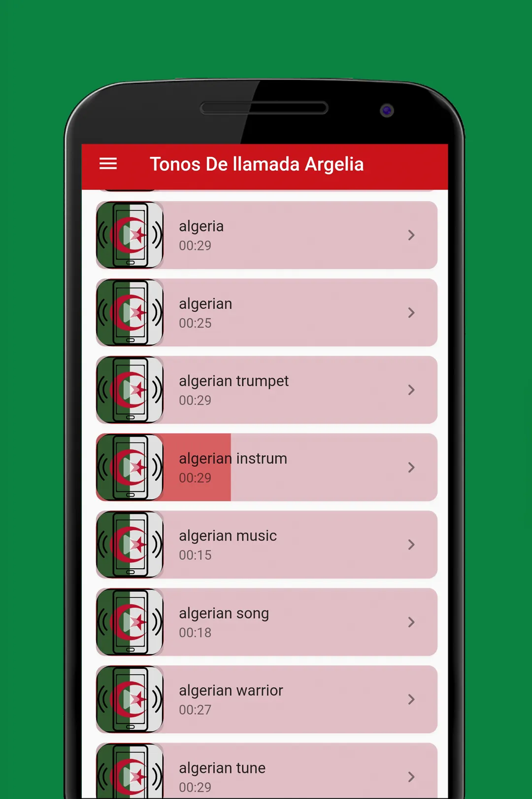 Algeria Ringtones for Cellular | Indus Appstore | Screenshot