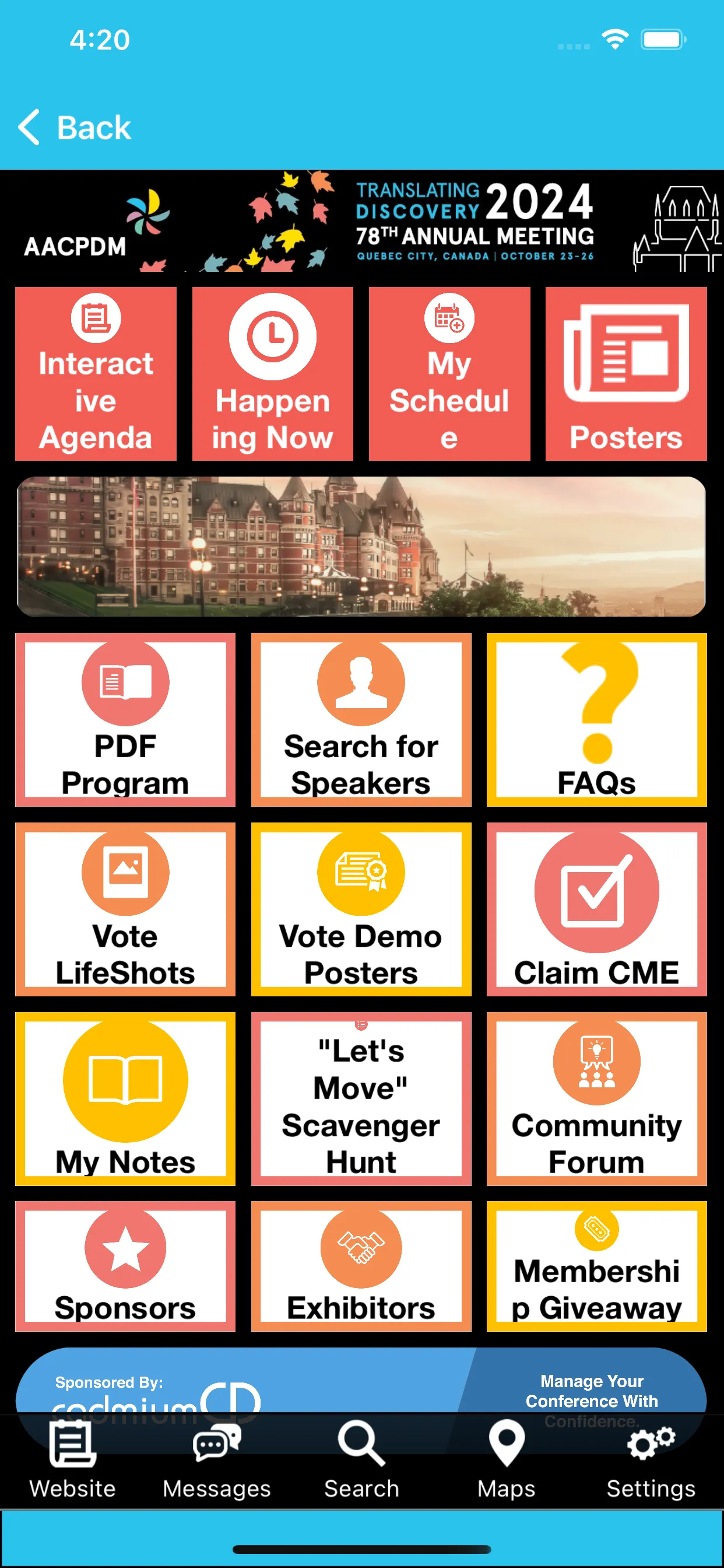 AACPDM Events | Indus Appstore | Screenshot