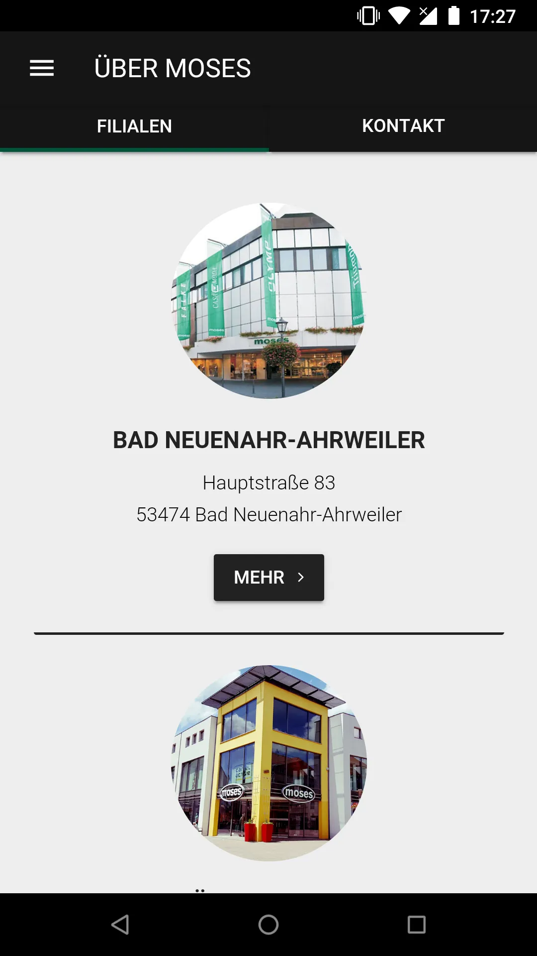 Kaufhaus Moses Bad Neuenahr-Ah | Indus Appstore | Screenshot