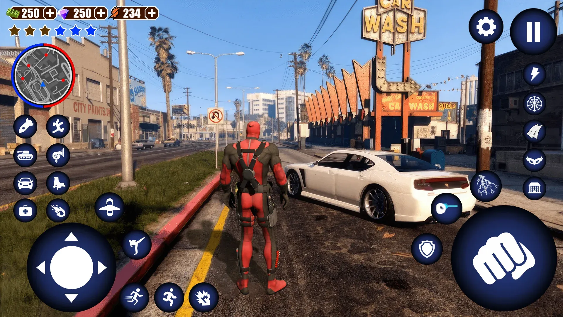 Miami Rope Hero Spider Game | Indus Appstore | Screenshot