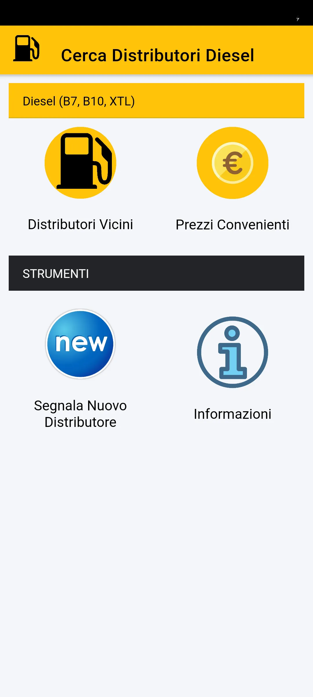 Cerca Distributori Diesel | Indus Appstore | Screenshot