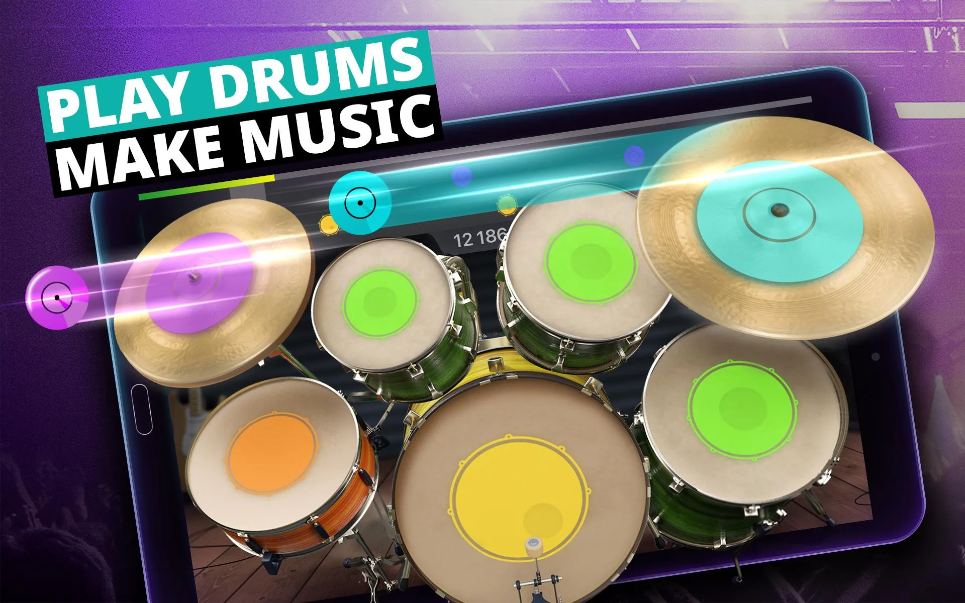 Drum Kit Music Games Simulator | Indus Appstore | Screenshot