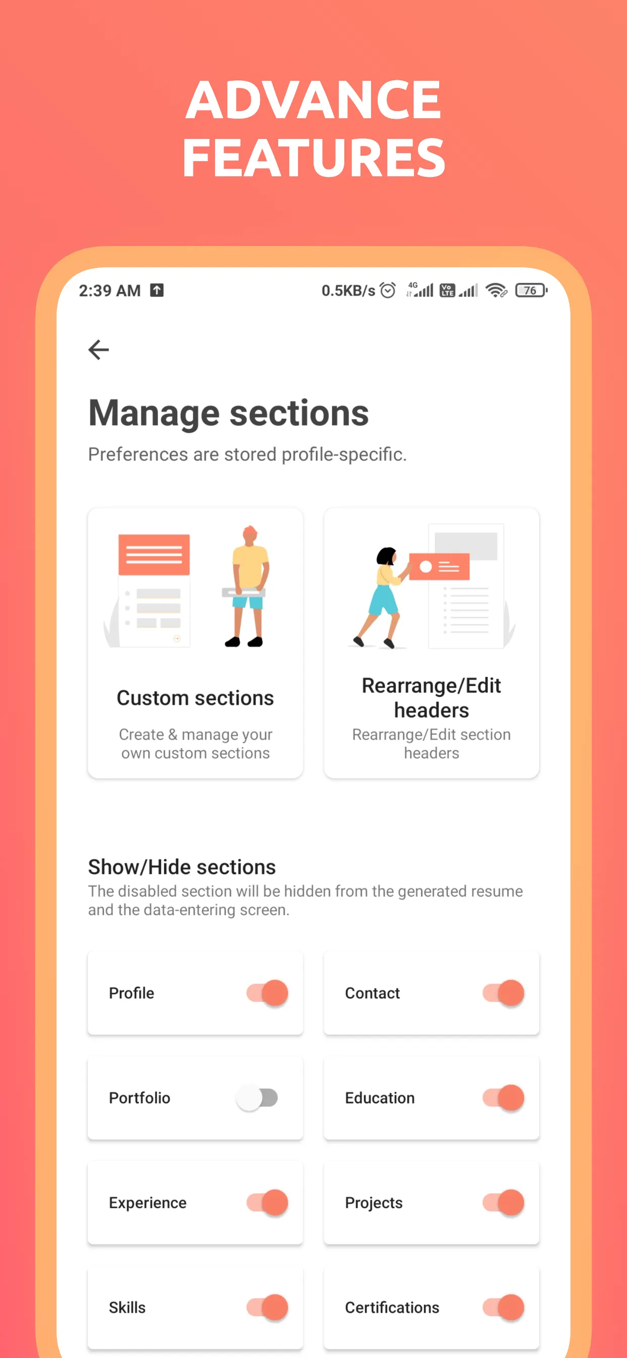 ResumeX: cv resume maker app | Indus Appstore | Screenshot