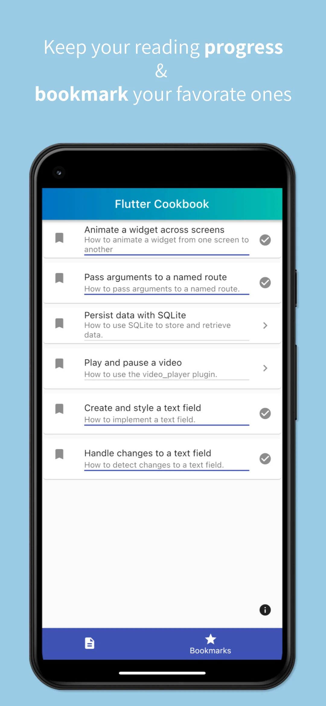 Flutter Offline Cookbook | Indus Appstore | Screenshot