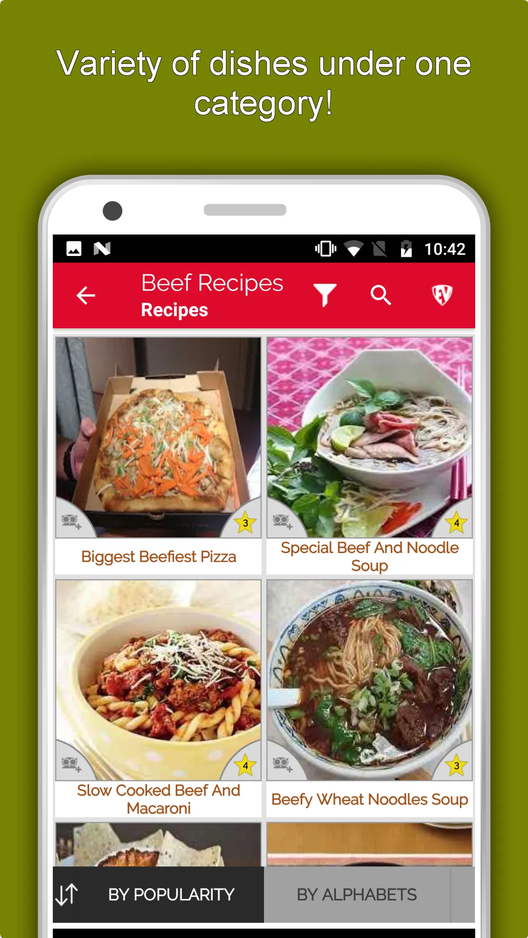 All Beef Recipes Offline Book | Indus Appstore | Screenshot