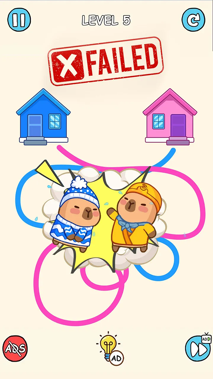 Capybara Rush: Draw To Home | Indus Appstore | Screenshot
