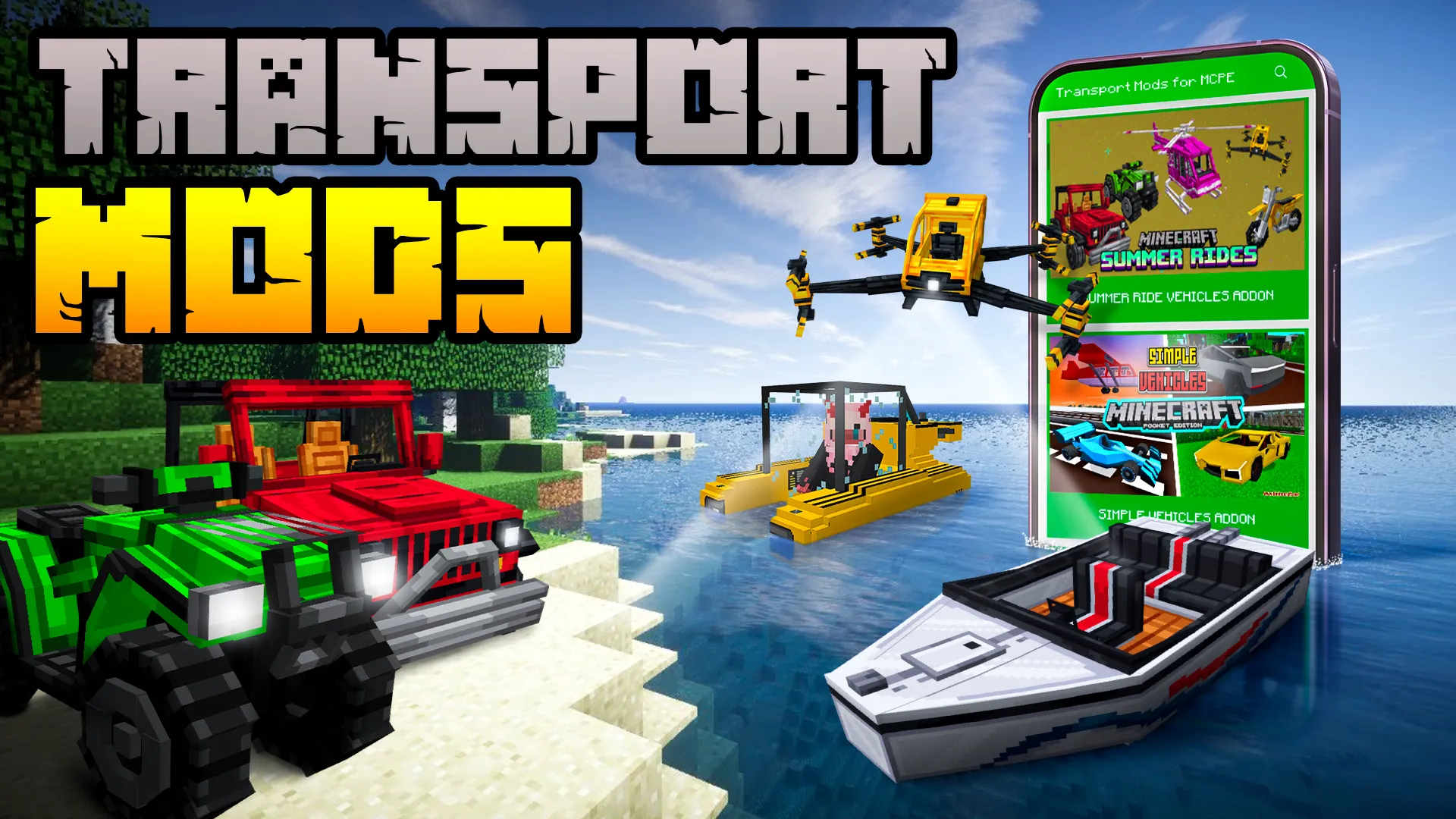 Transport Mods for Minecraft | Indus Appstore | Screenshot