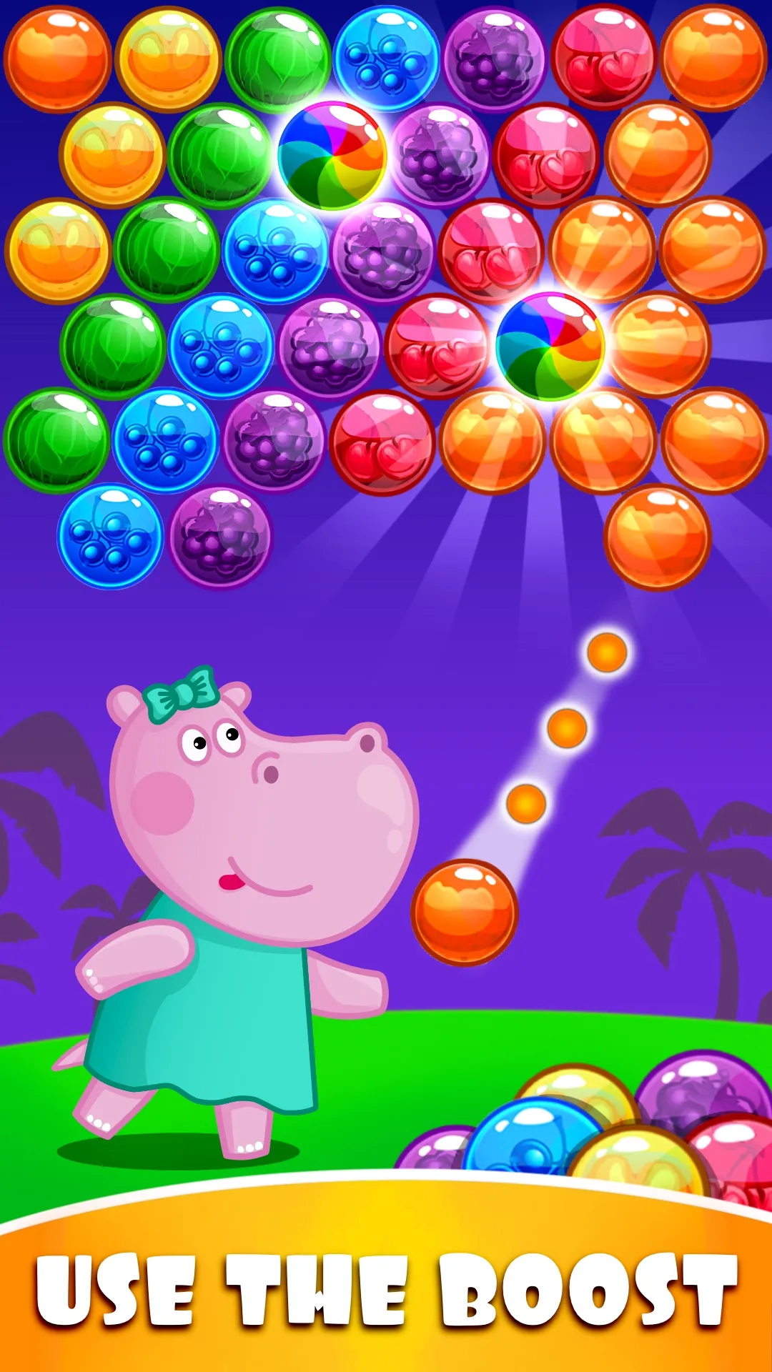 Hippo Bubble Pop Game | Indus Appstore | Screenshot