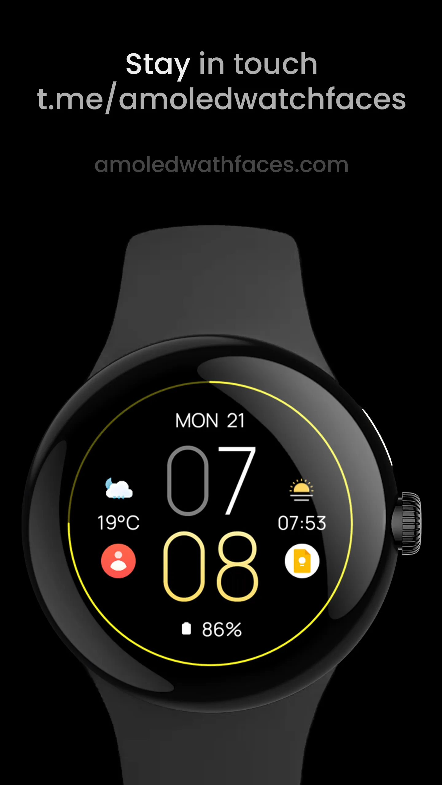 MNML Thin: Watch face | Indus Appstore | Screenshot