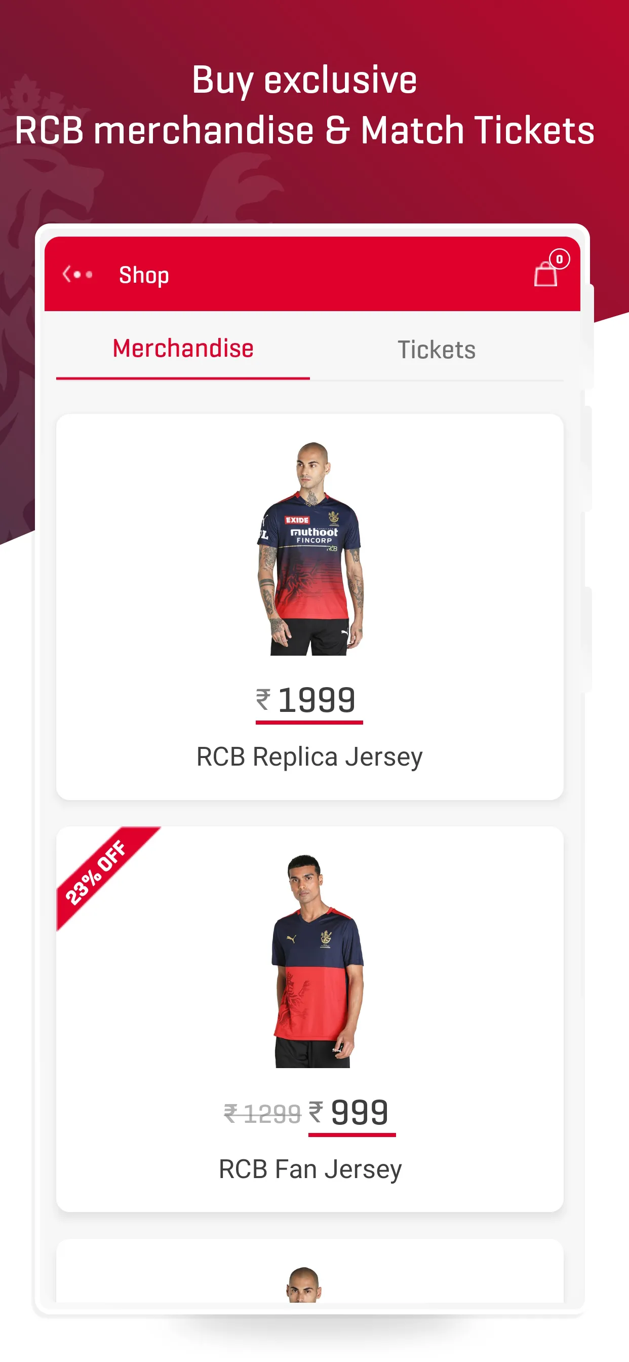RCB Official- Live IPL Cricket | Indus Appstore | Screenshot