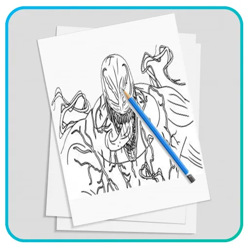 How To Draw Superhero Venom | Indus Appstore | Screenshot