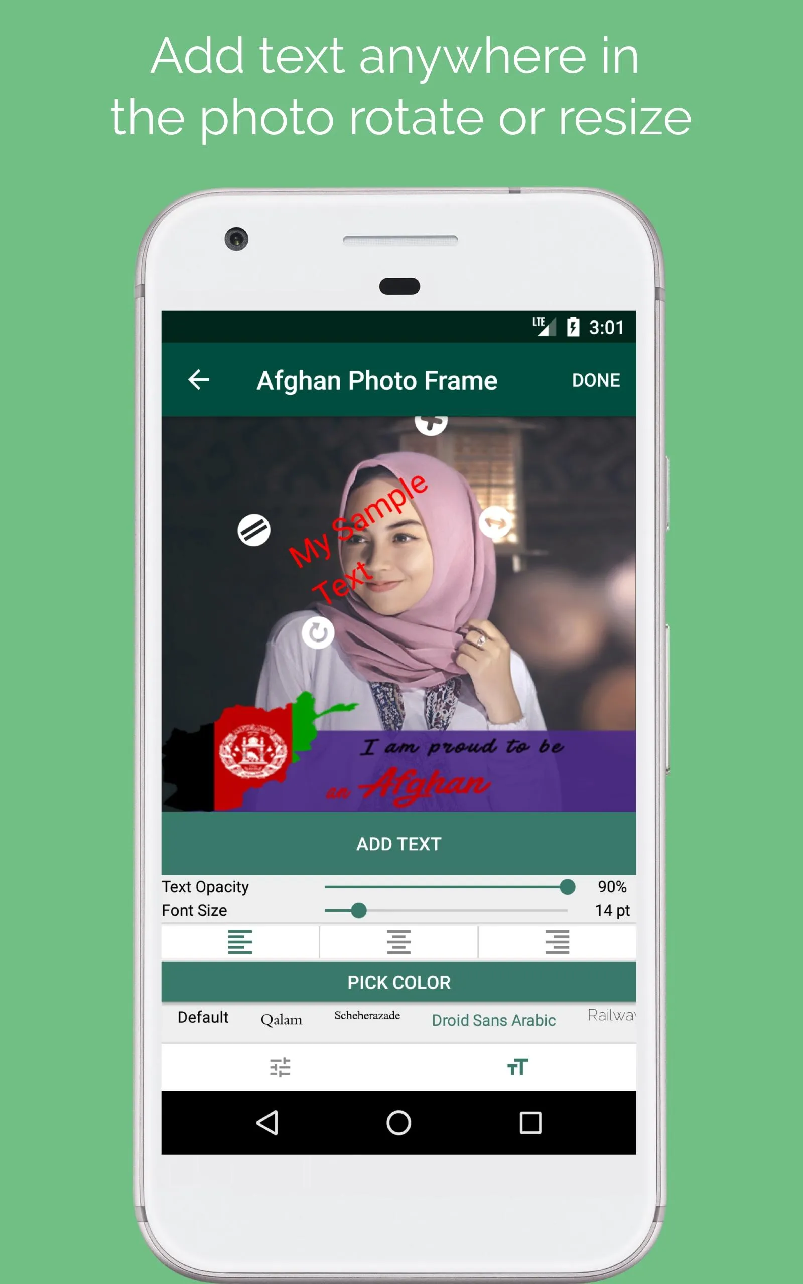 Afghan Photo Frame | Indus Appstore | Screenshot