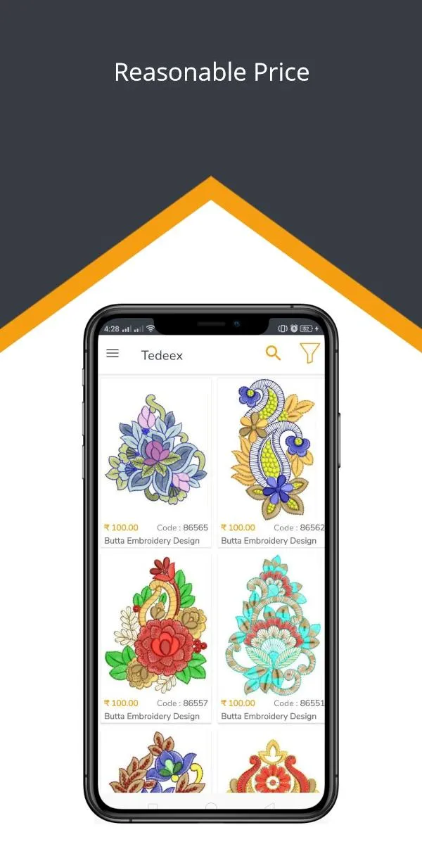 Tedeex - Embroidery Design | Indus Appstore | Screenshot