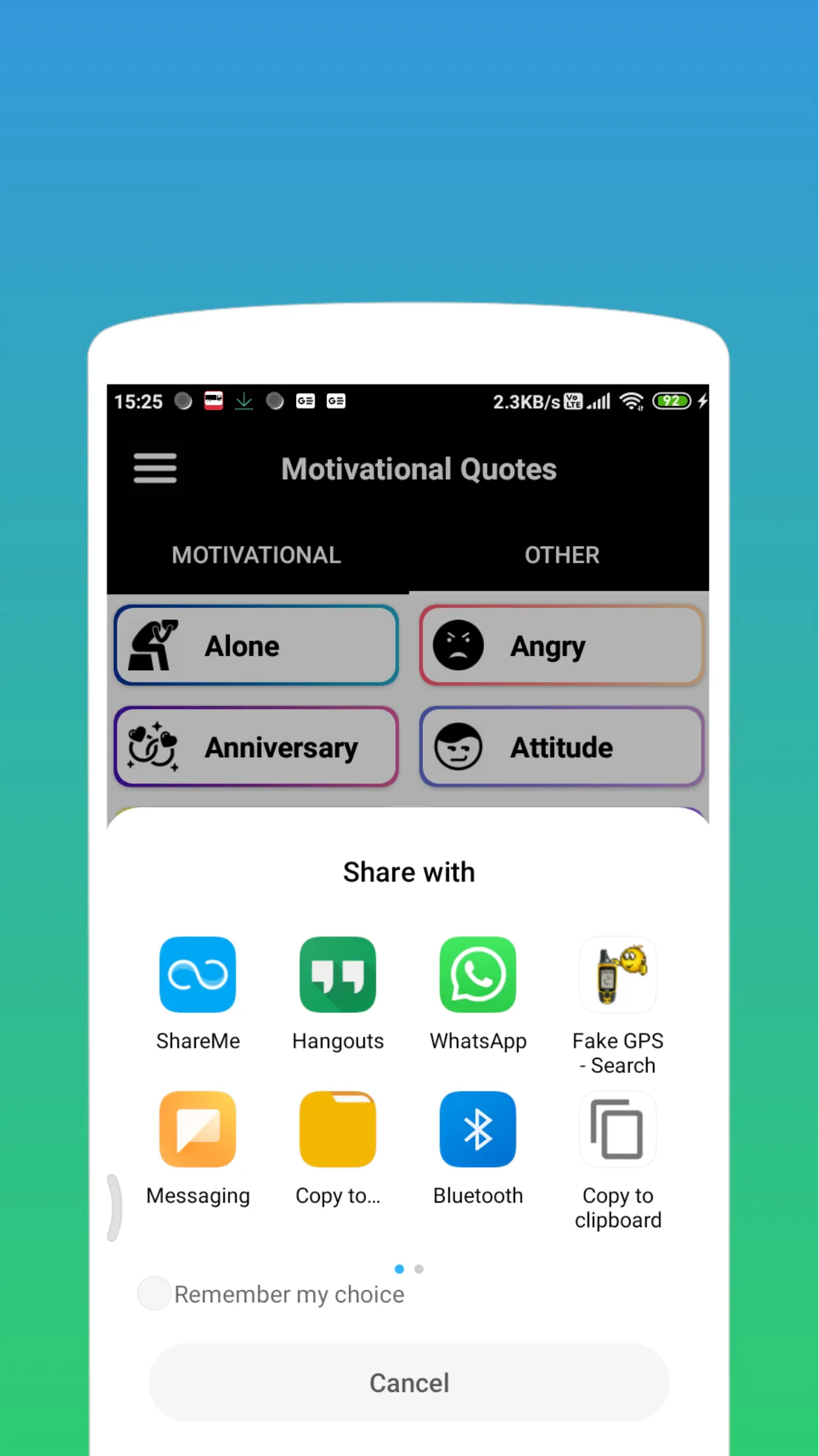 Daily Motivational inspiration | Indus Appstore | Screenshot