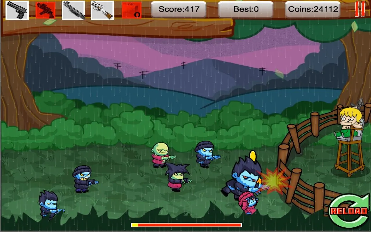 Tiny Zomby The Barricade | Indus Appstore | Screenshot