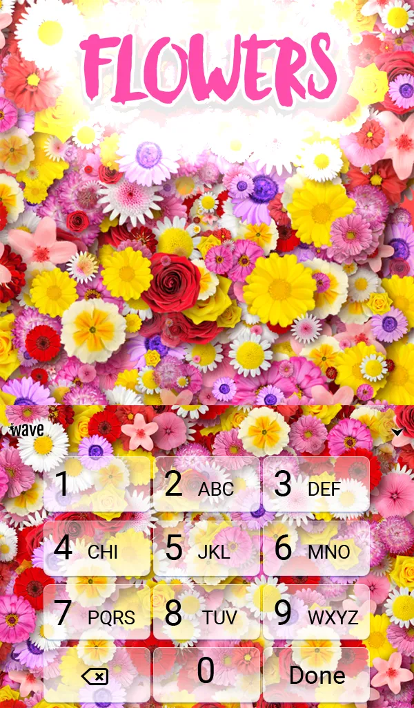 Flowers Keyboard & Wallpaper | Indus Appstore | Screenshot