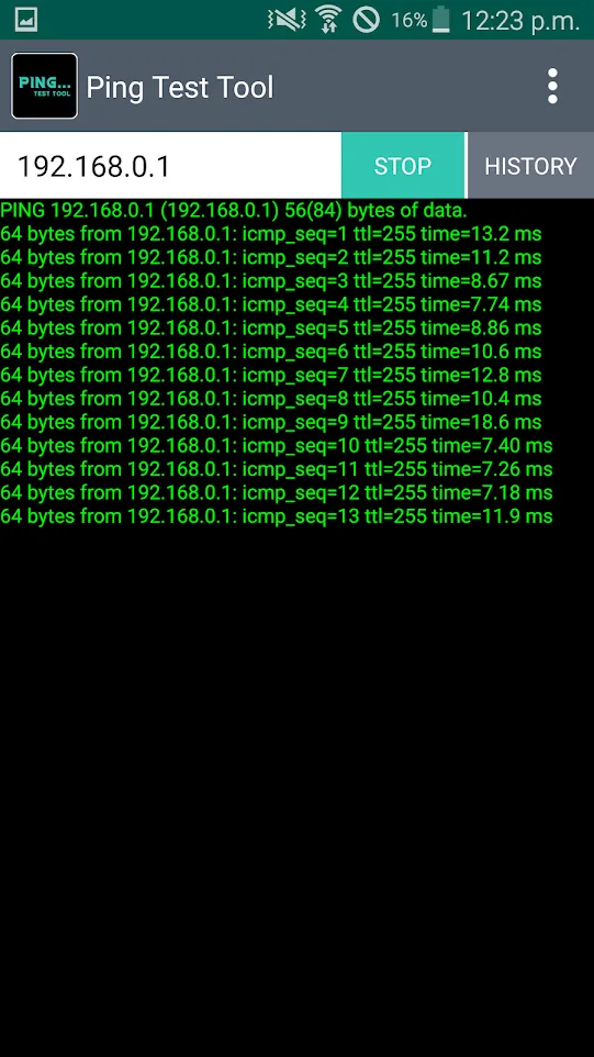 Ping Test Tool | Indus Appstore | Screenshot
