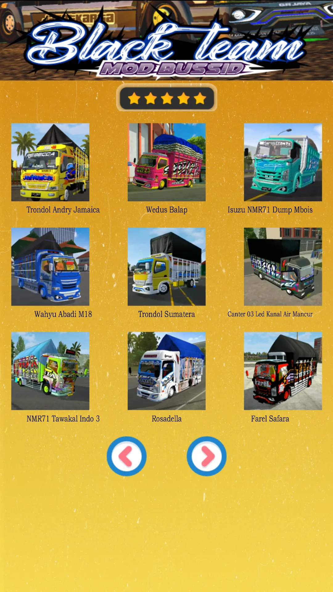 Mod Bussid Black Team | Indus Appstore | Screenshot