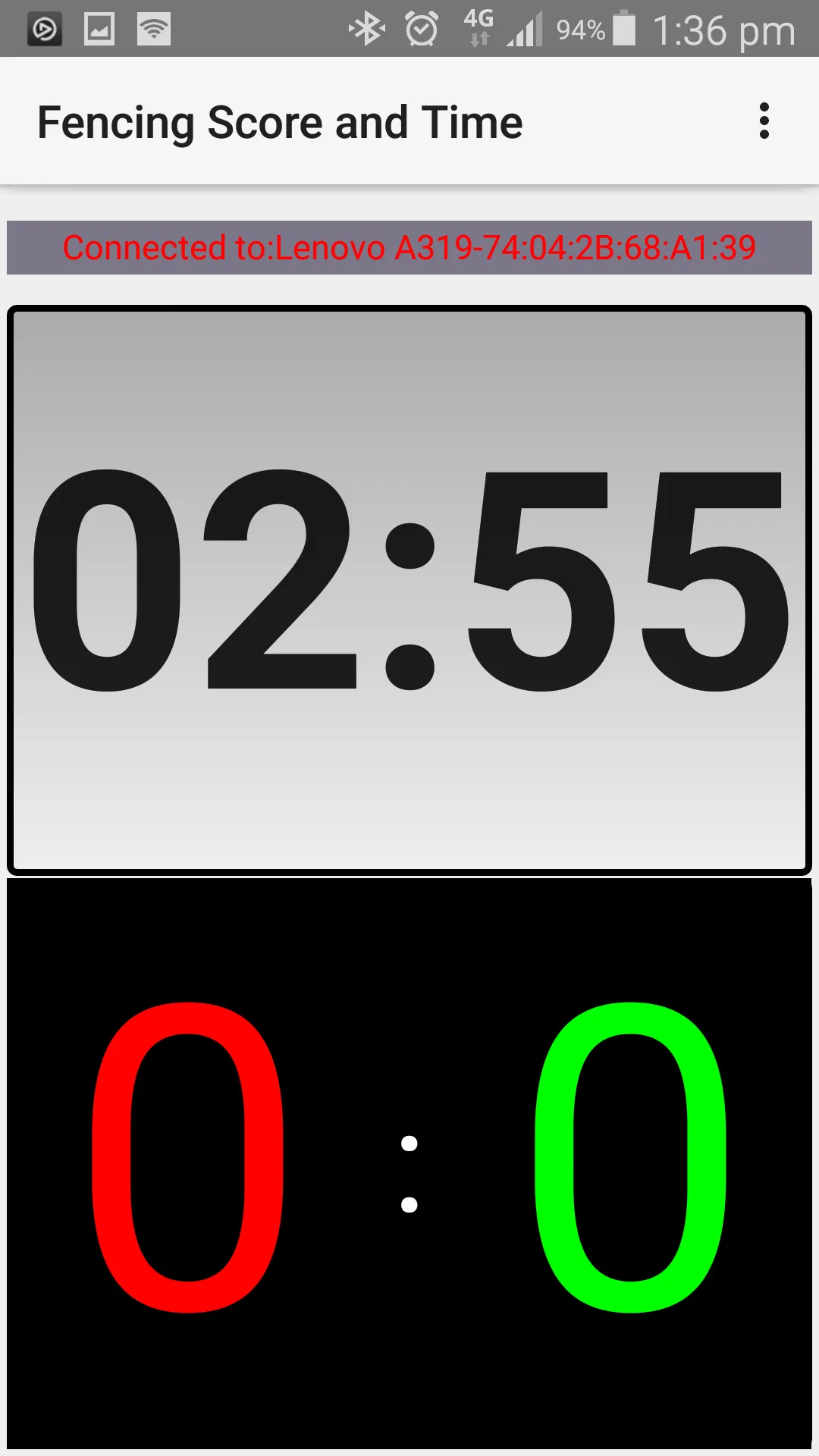 Fencing score and time | Indus Appstore | Screenshot
