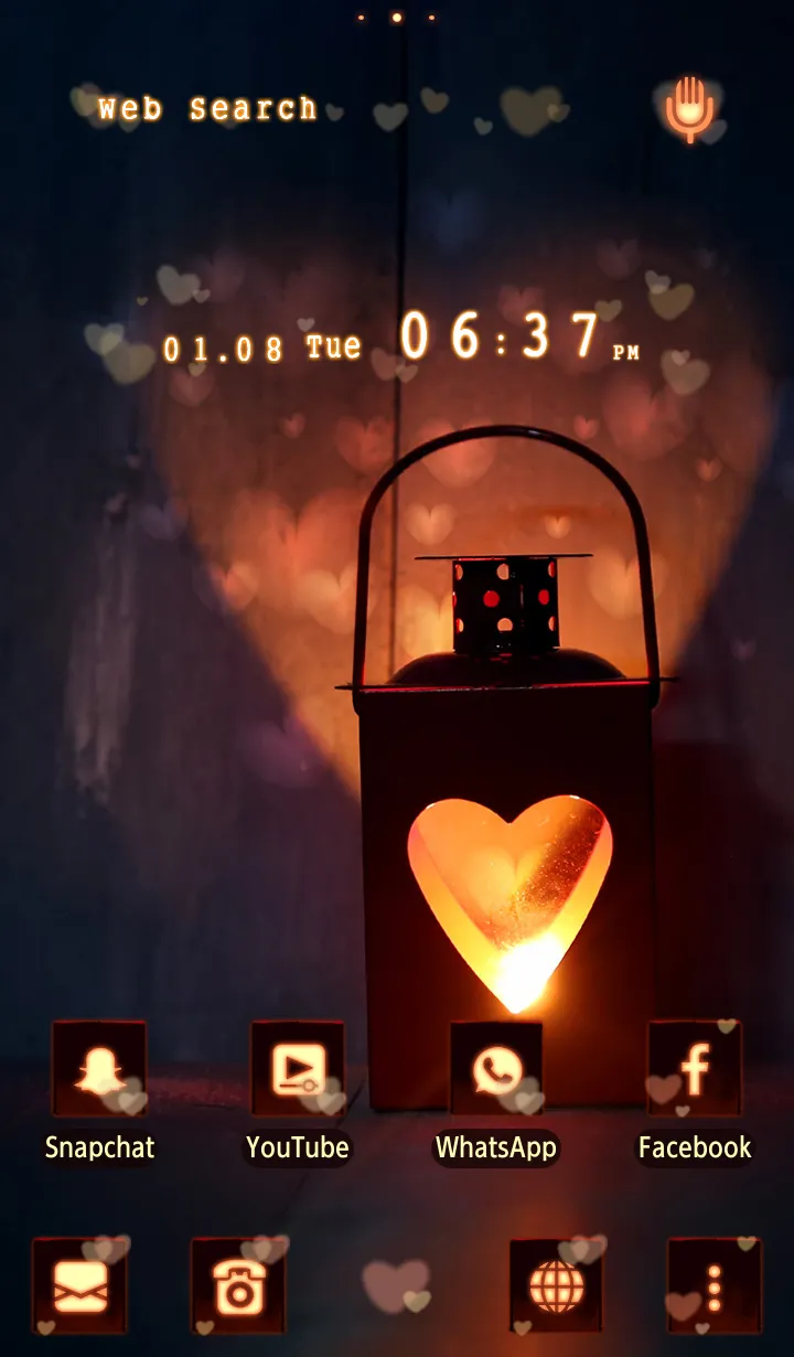 Heart Lantern Theme | Indus Appstore | Screenshot