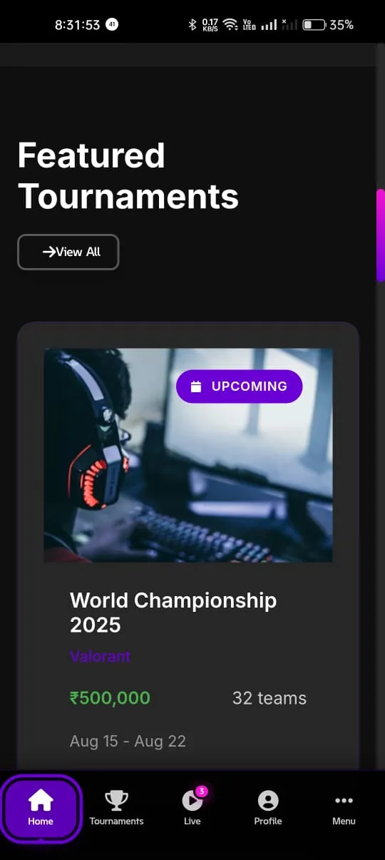 Universal Esport | Indus Appstore | Screenshot