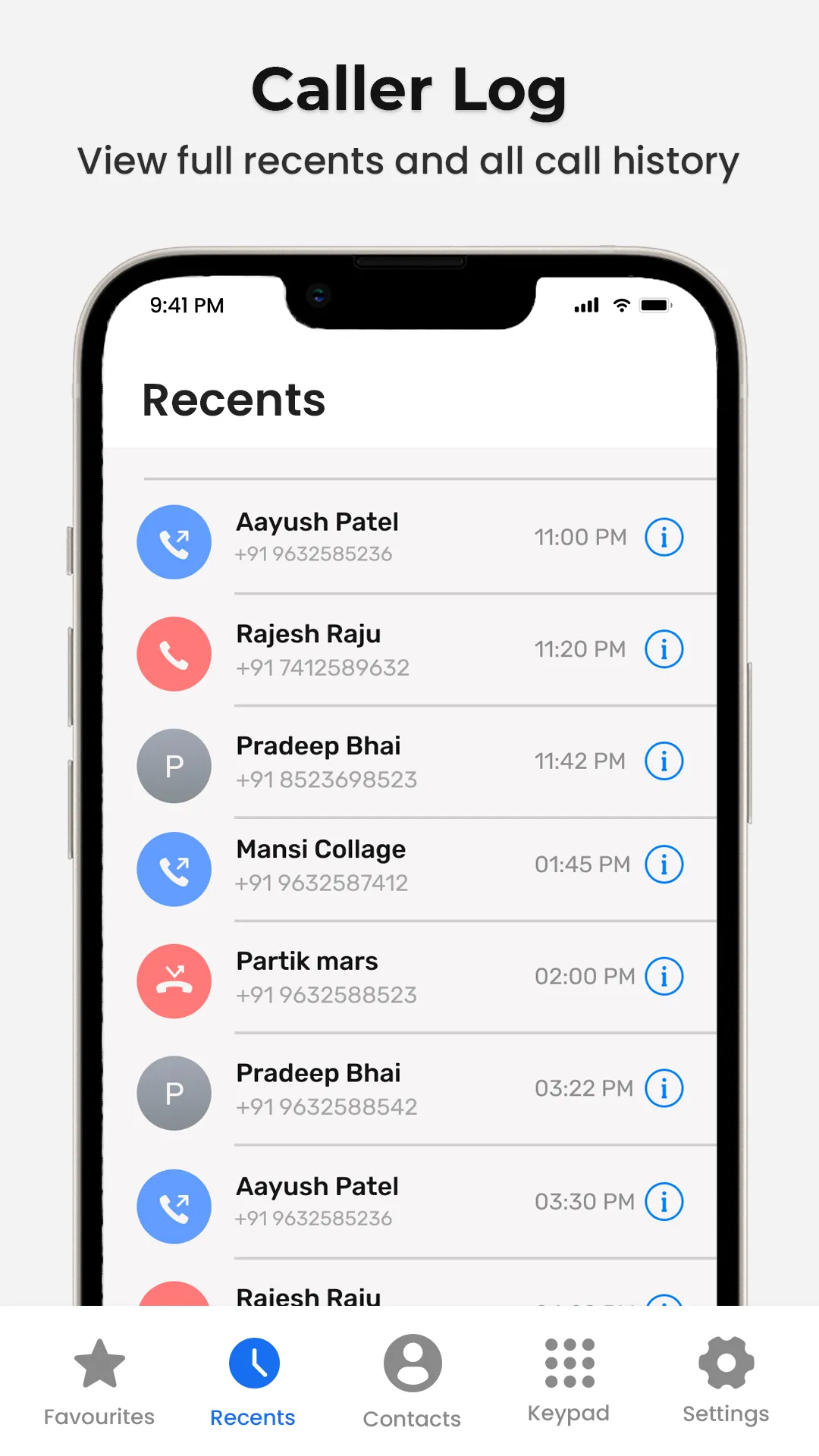 Contacts | Indus Appstore | Screenshot