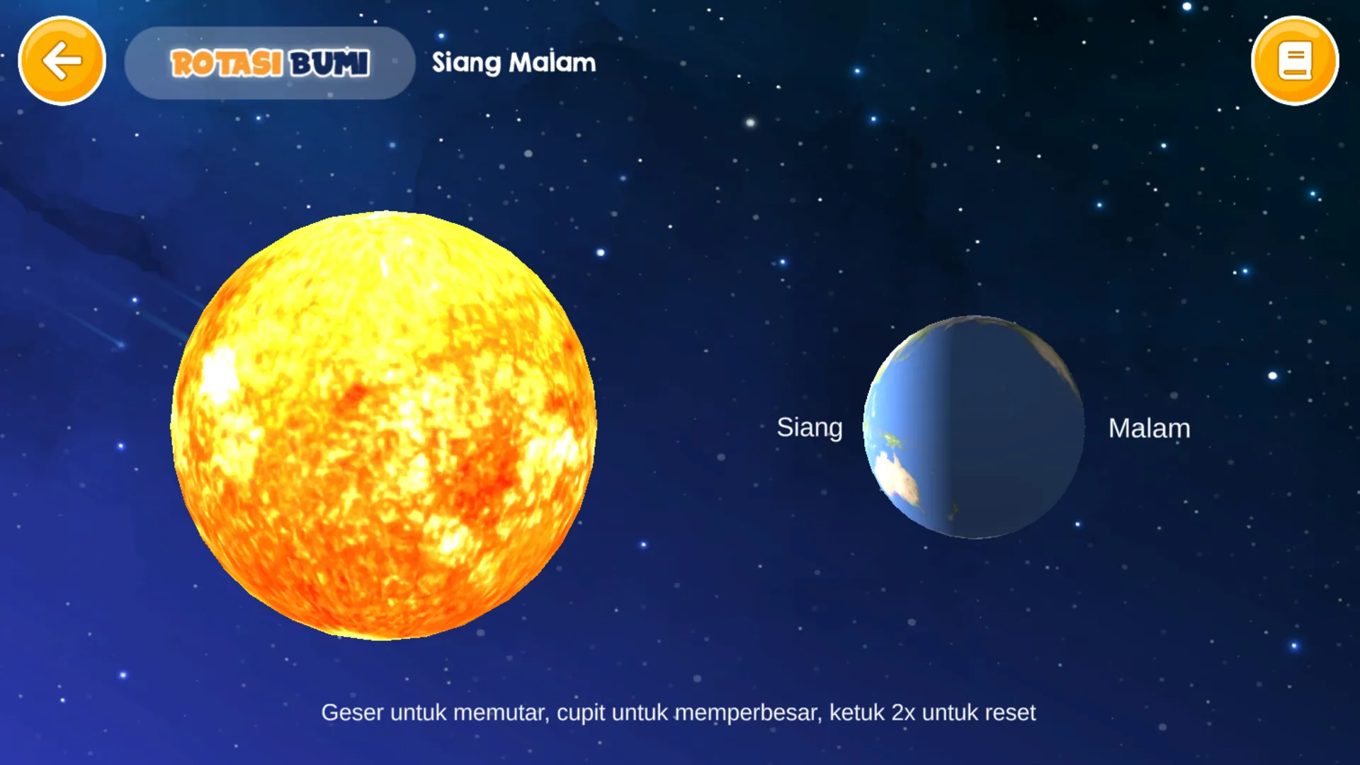 Bumi Kita dalam Tata Surya 3D | Indus Appstore | Screenshot