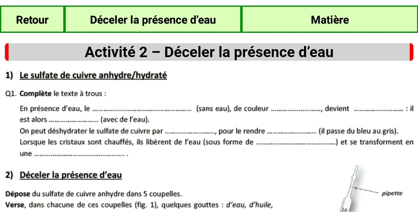 Physique et Chimie 5ème | Indus Appstore | Screenshot