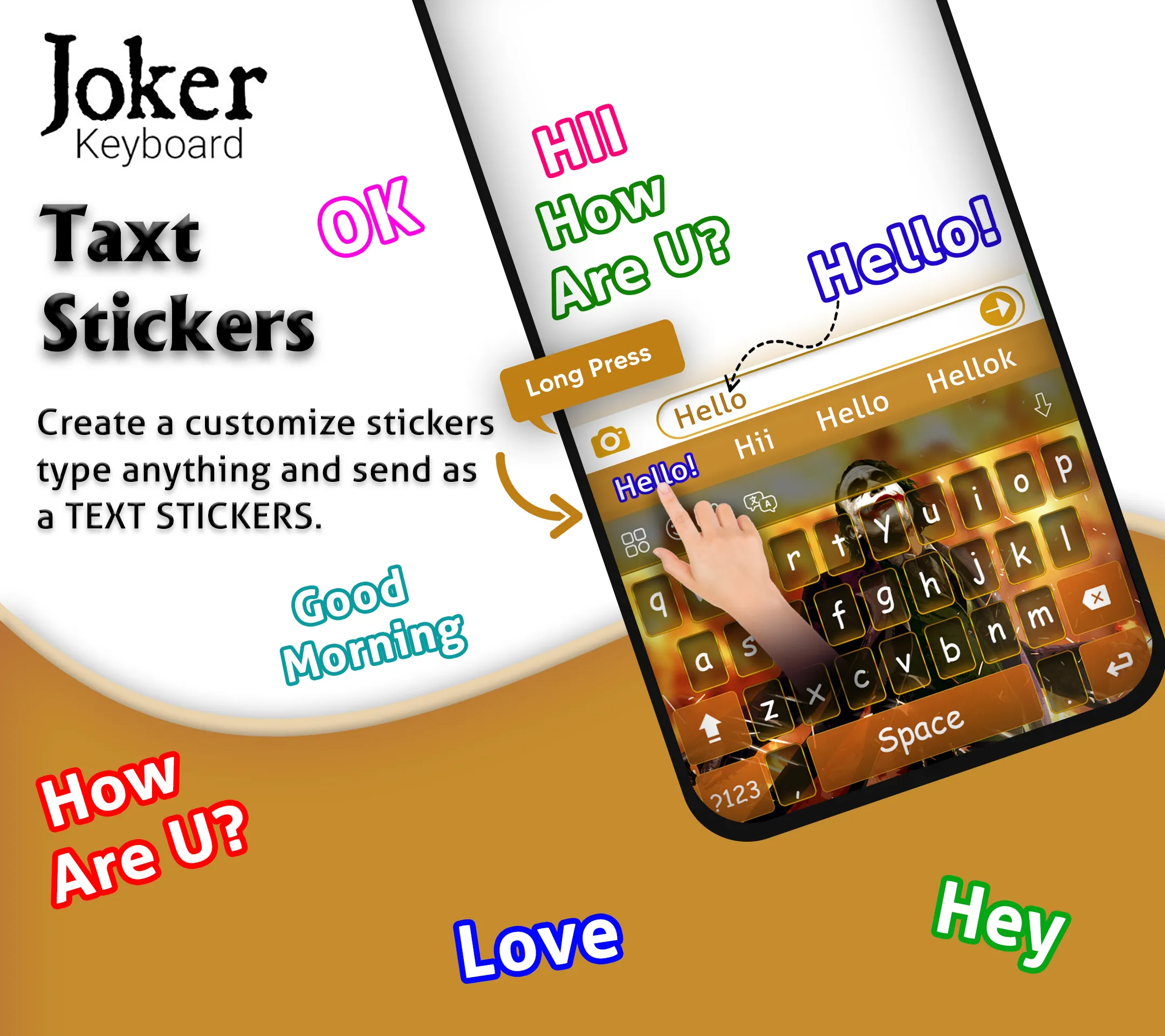 Joker Keyboard Themes & Fonts | Indus Appstore | Screenshot