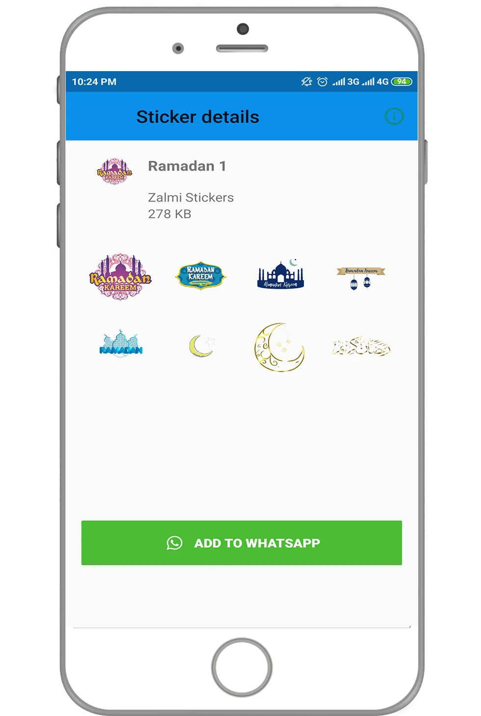 Ramadan Kareem Stickers For WA | Indus Appstore | Screenshot