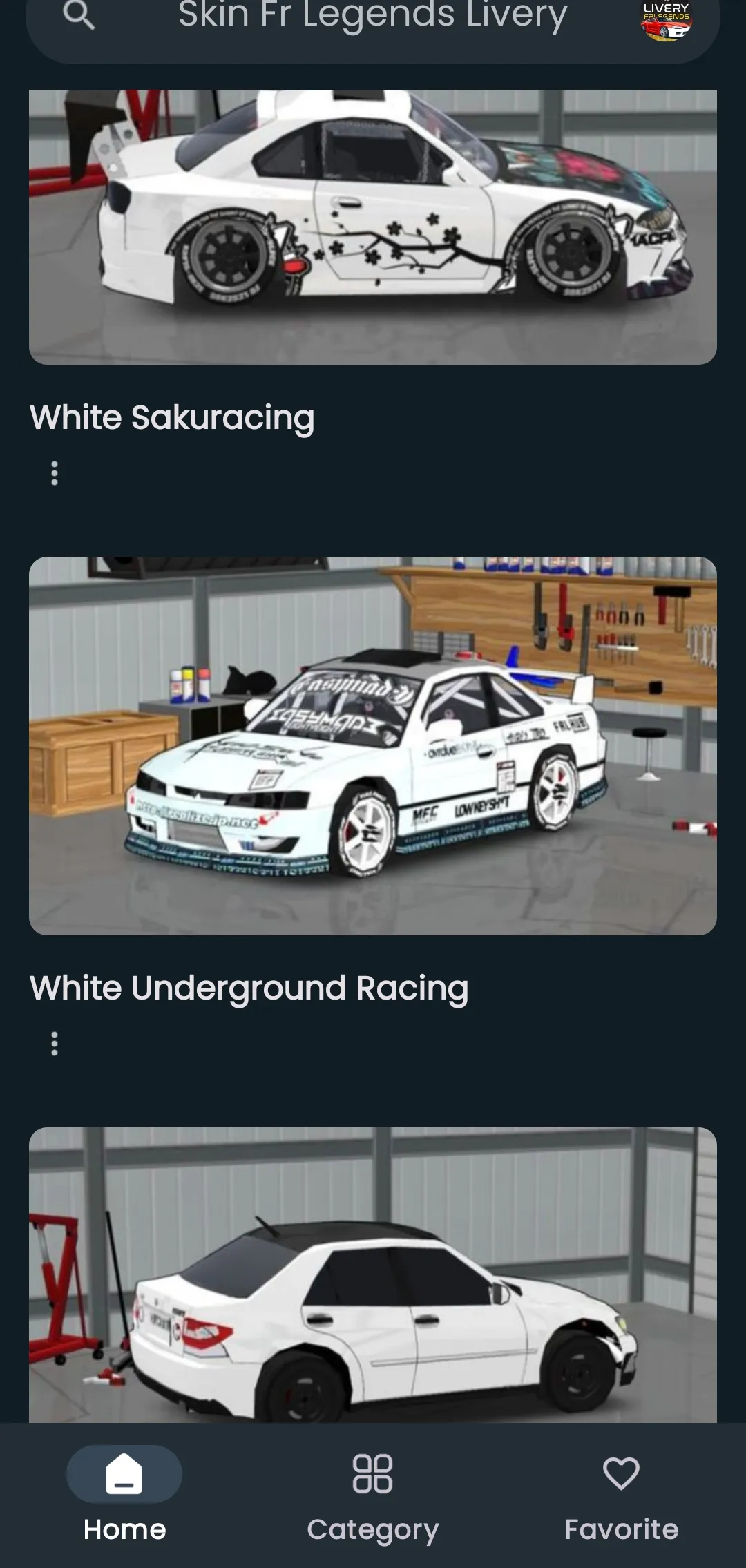 Livery FR Legends Mod | Indus Appstore | Screenshot