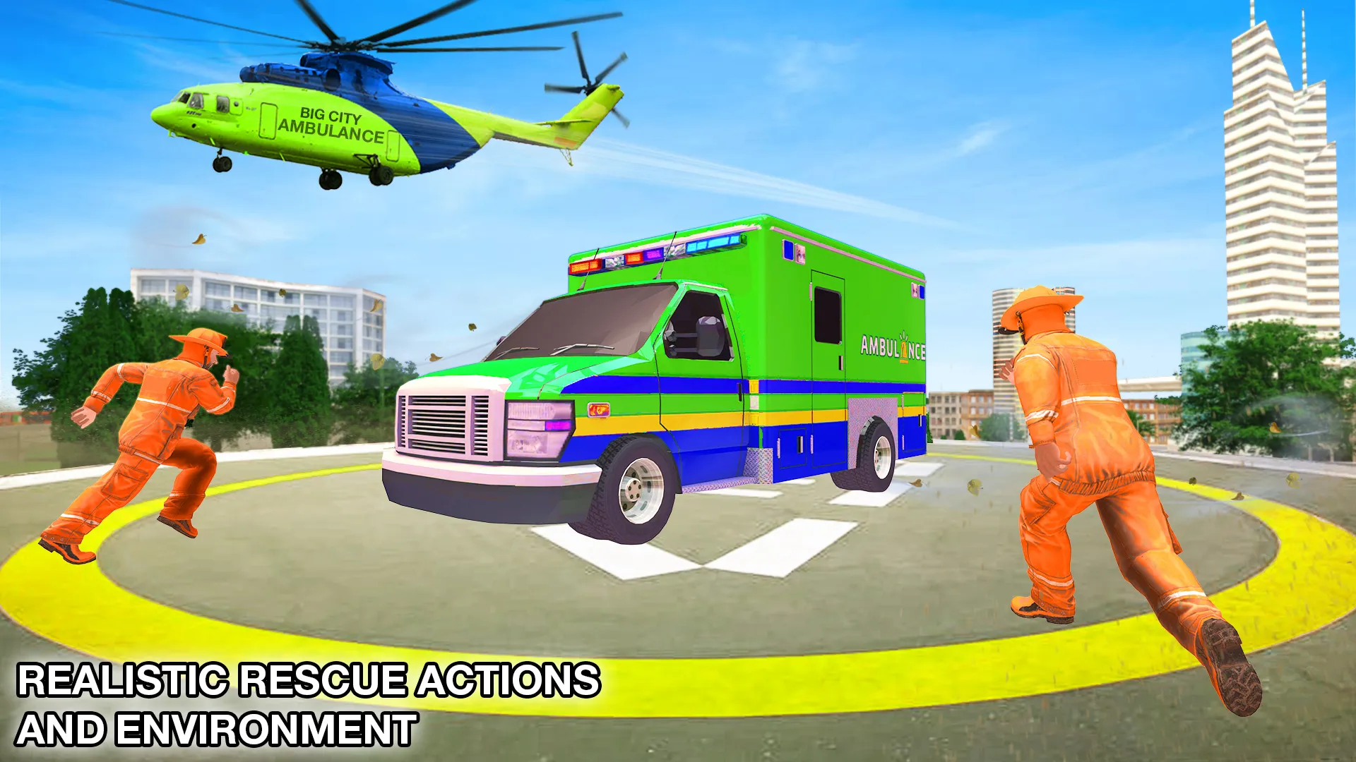 Flying Ambulance Robot Game | Indus Appstore | Screenshot