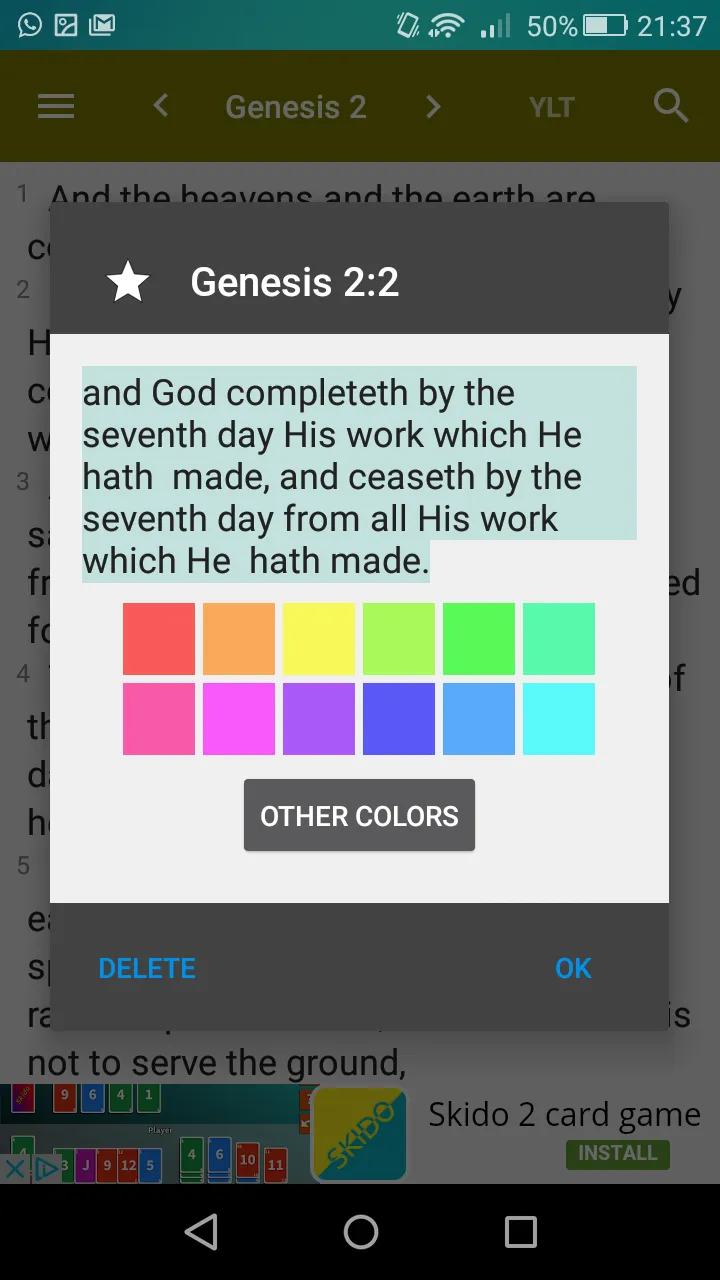YLT Bible - Young's Literal | Indus Appstore | Screenshot