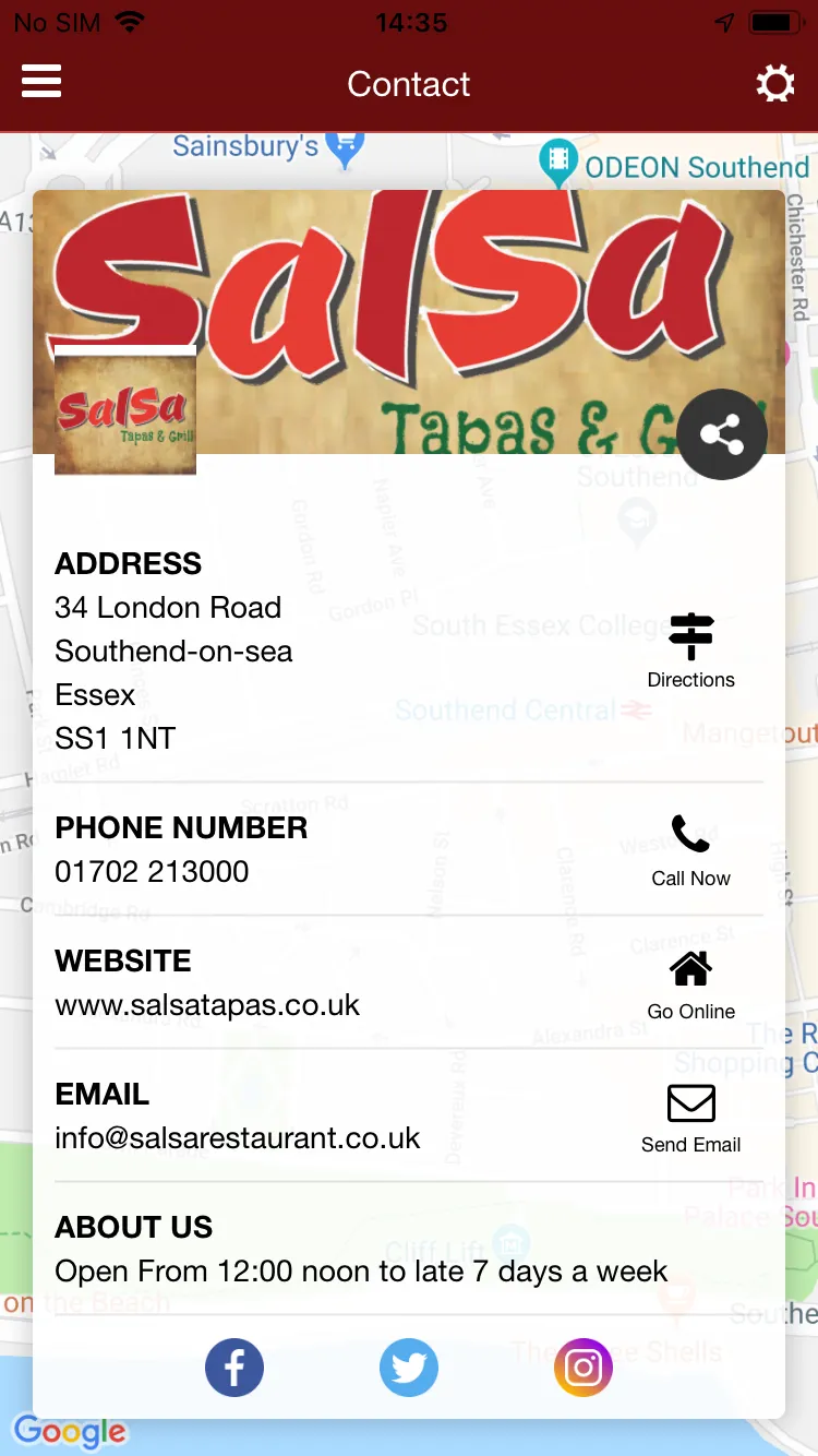 SalSa Tapas & Grill | Indus Appstore | Screenshot