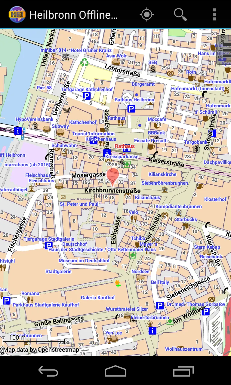 Heilbronn Offline City Map | Indus Appstore | Screenshot