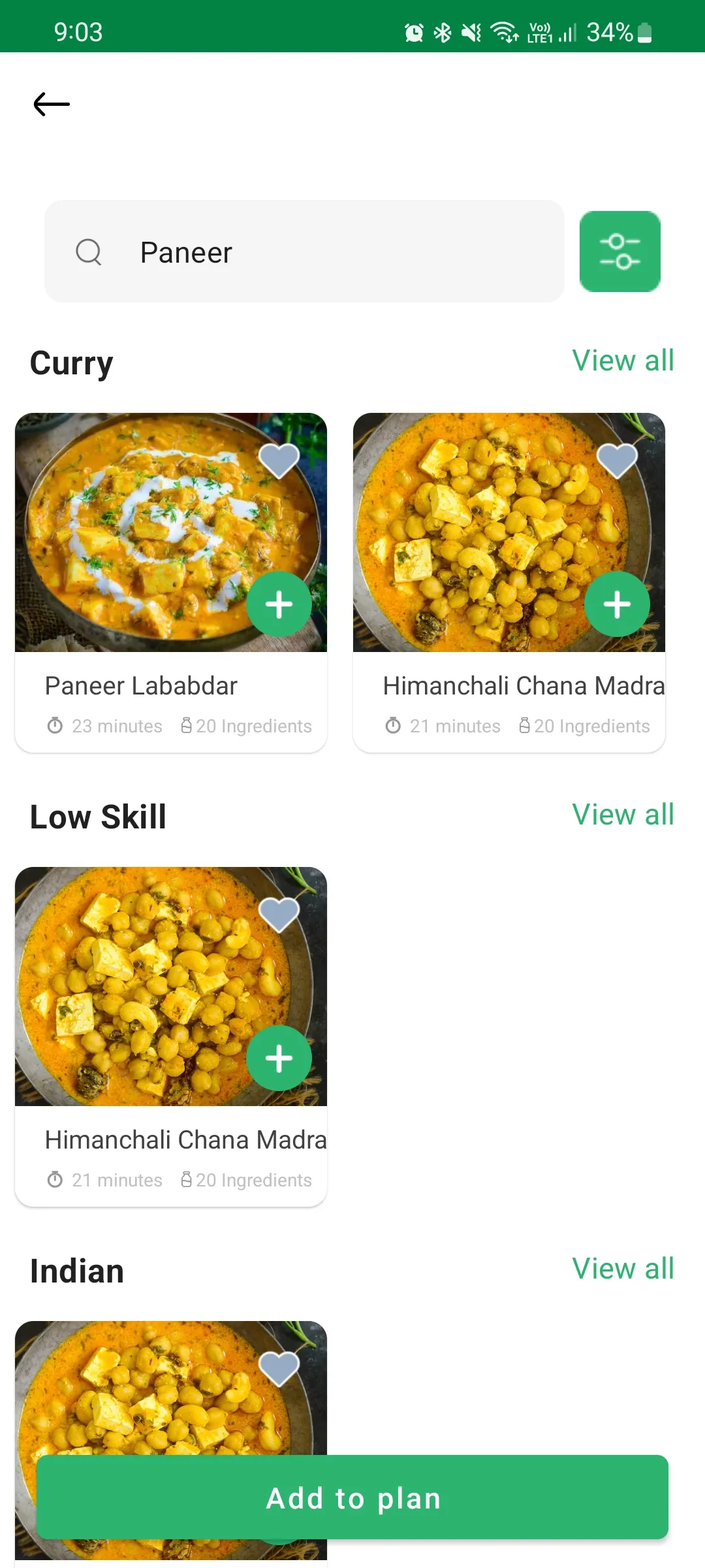 BB Meal Planner | Indus Appstore | Screenshot