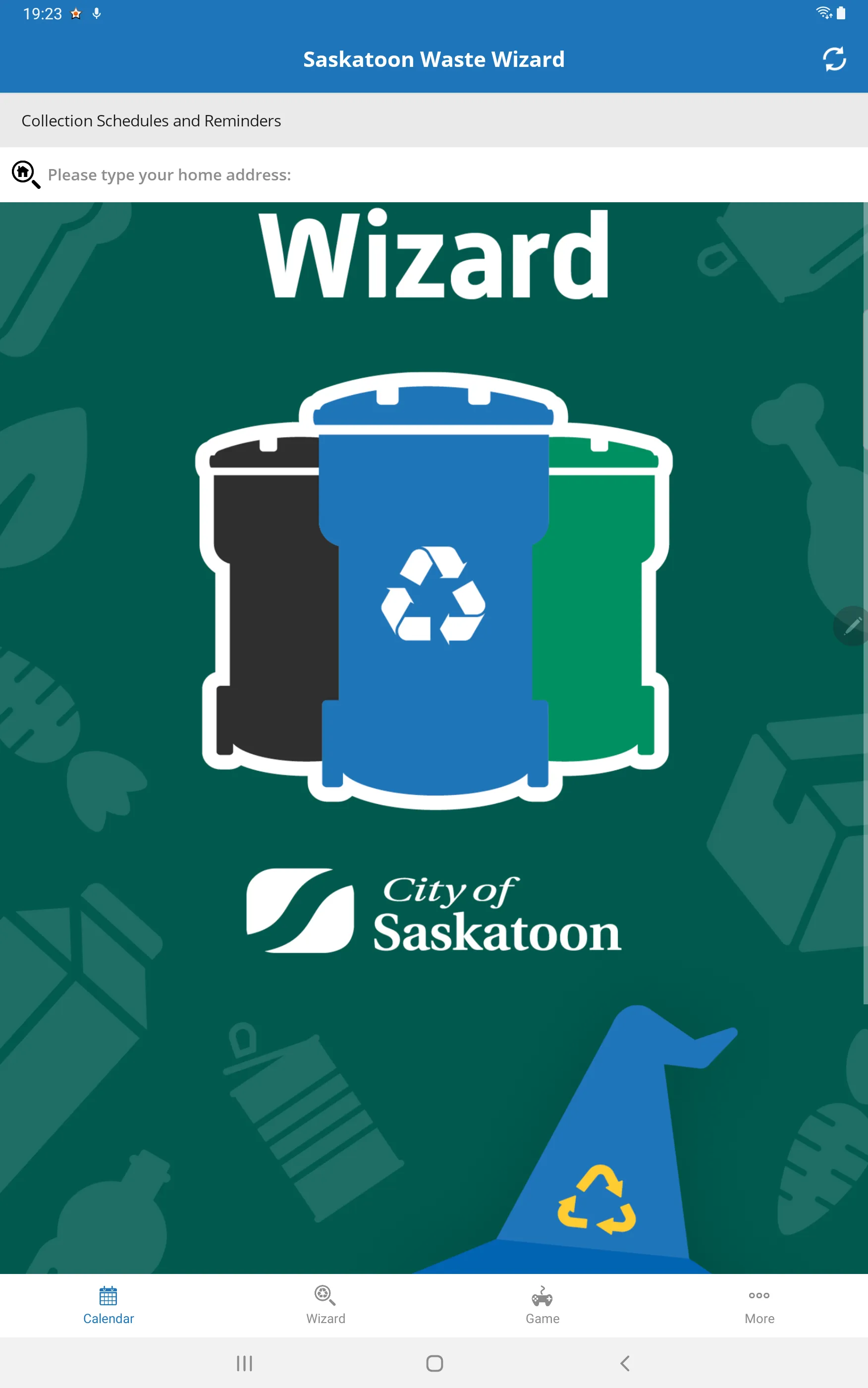 Saskatoon Waste Wizard | Indus Appstore | Screenshot