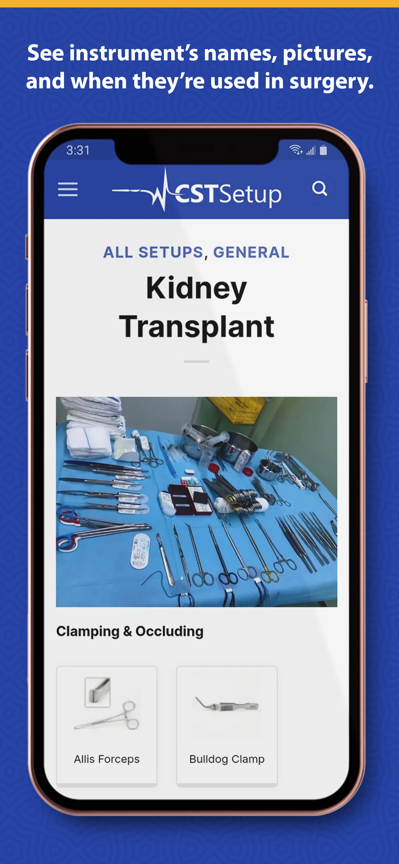 CSTSetup: Surgical Tech Setups | Indus Appstore | Screenshot