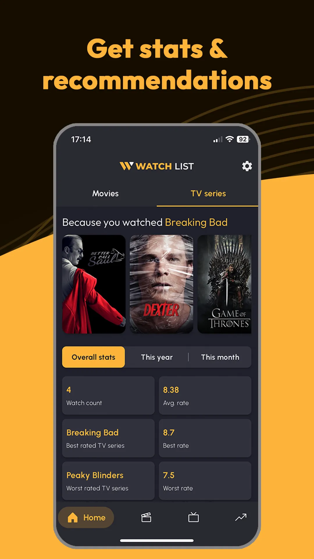 Watch List: TV Series & Movies | Indus Appstore | Screenshot