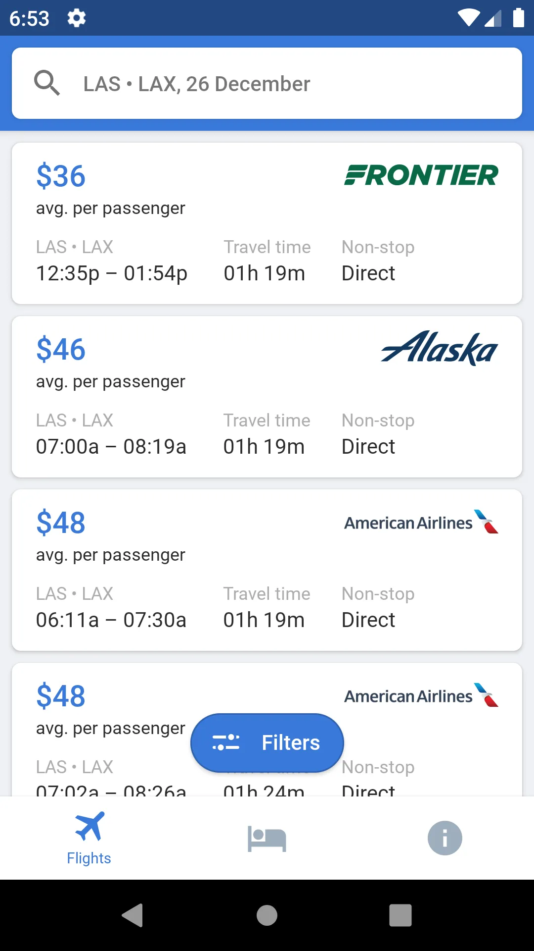 Cheap Air Tickets | Indus Appstore | Screenshot