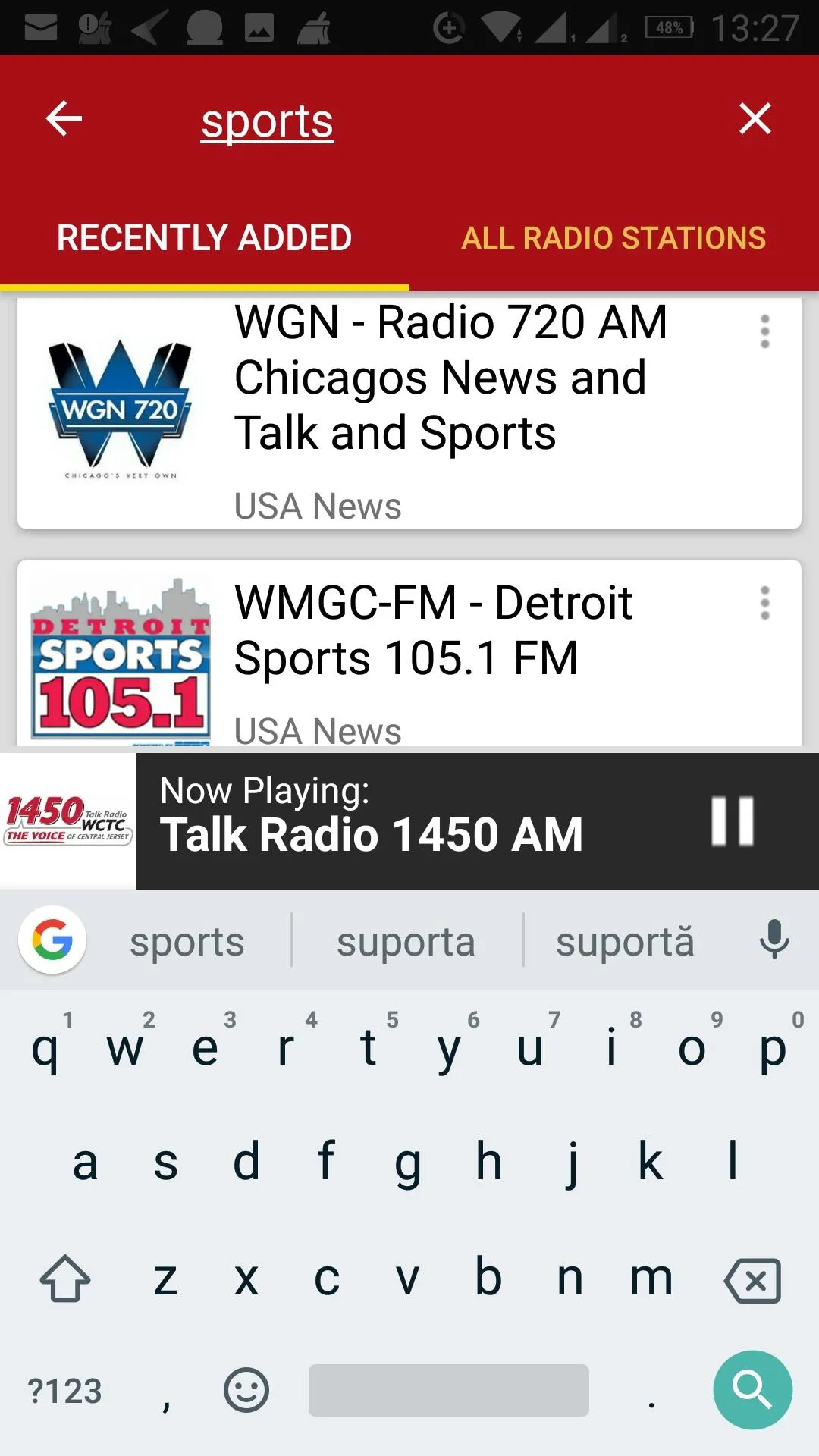 USA News Radio Stations | Indus Appstore | Screenshot