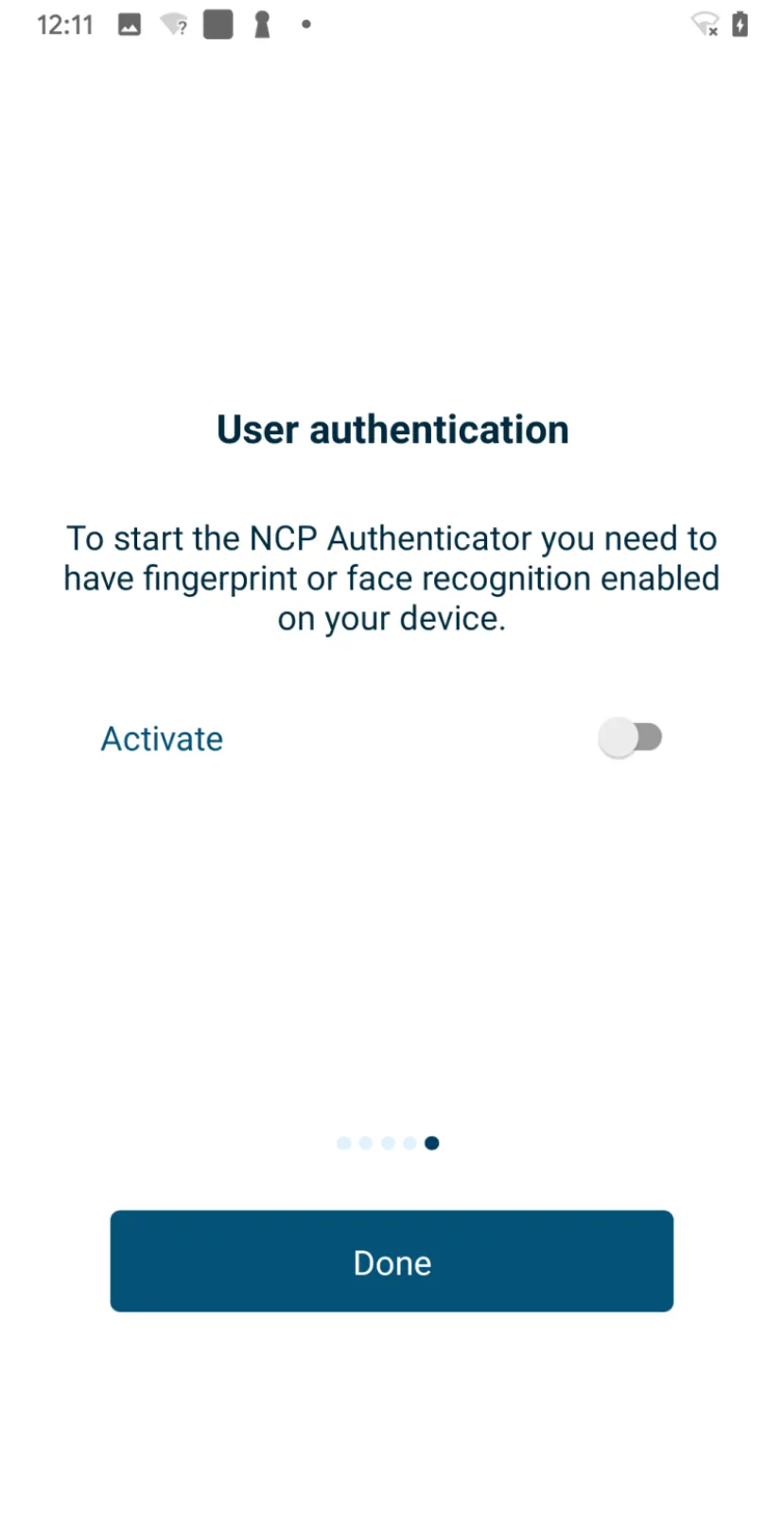 NCP Authenticator | Indus Appstore | Screenshot