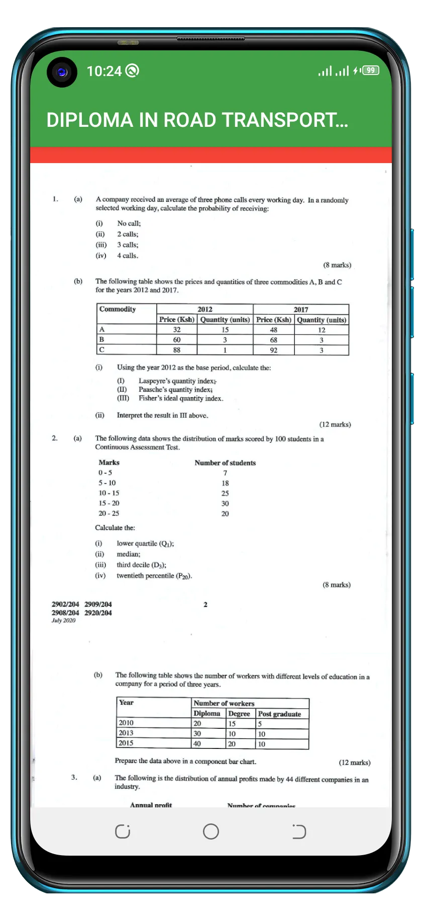 DIPLOMA IN ROAD TRANSPORT MOD2 | Indus Appstore | Screenshot