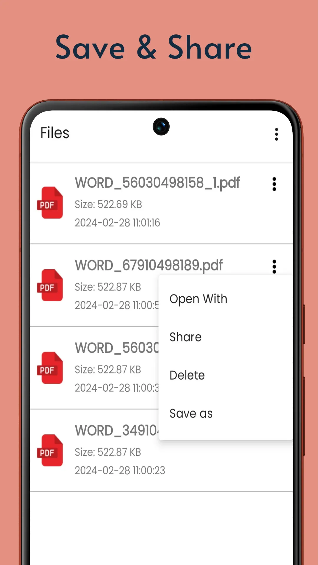 Convert Word to PDF | Indus Appstore | Screenshot