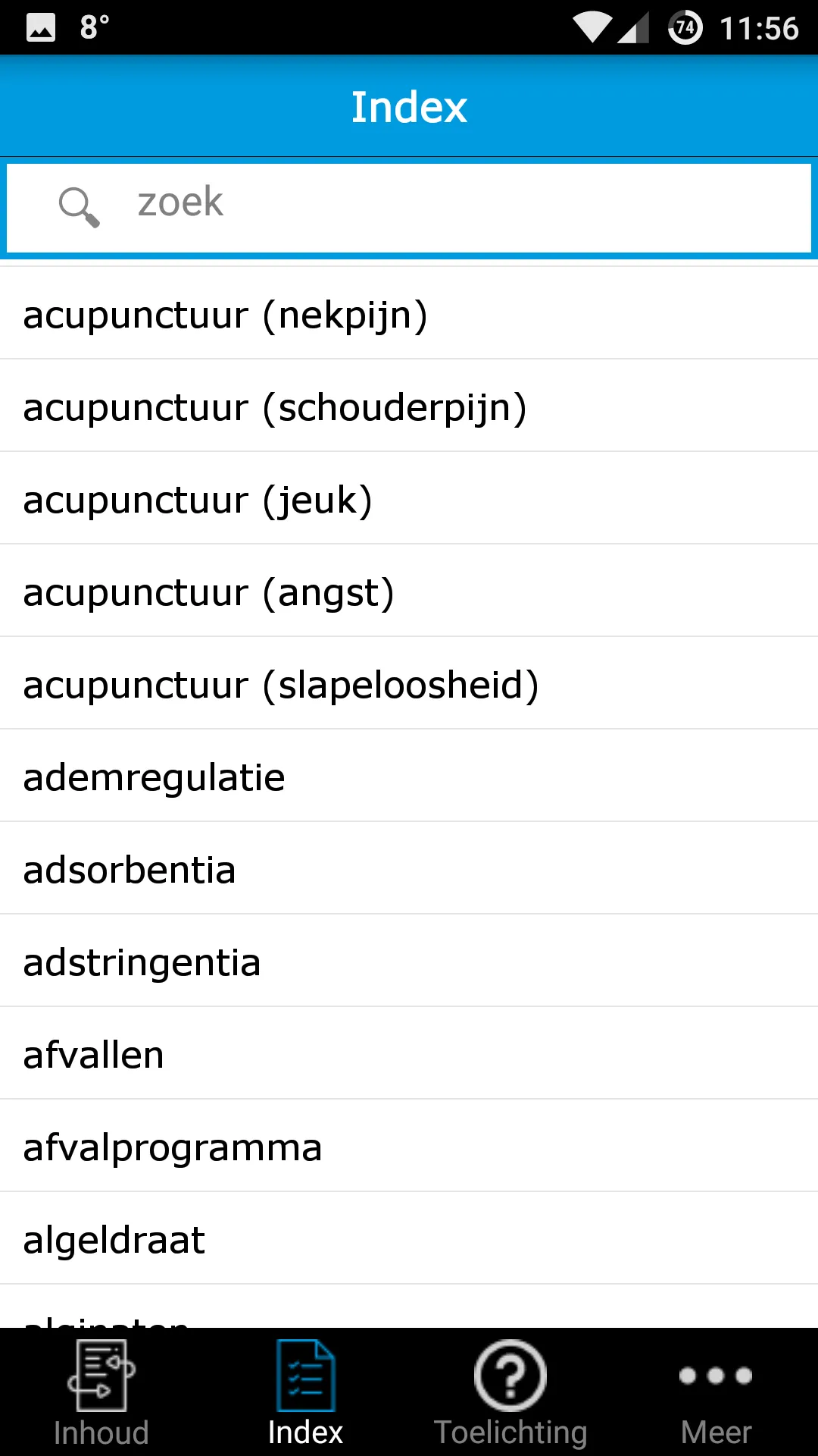 Therapie van alledaagse klacht | Indus Appstore | Screenshot