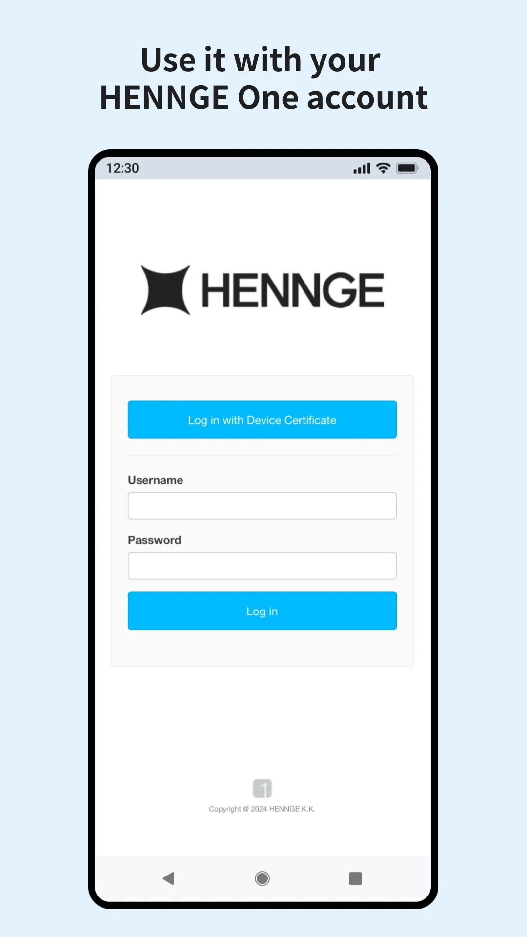 HENNGE Secure Browser | Indus Appstore | Screenshot